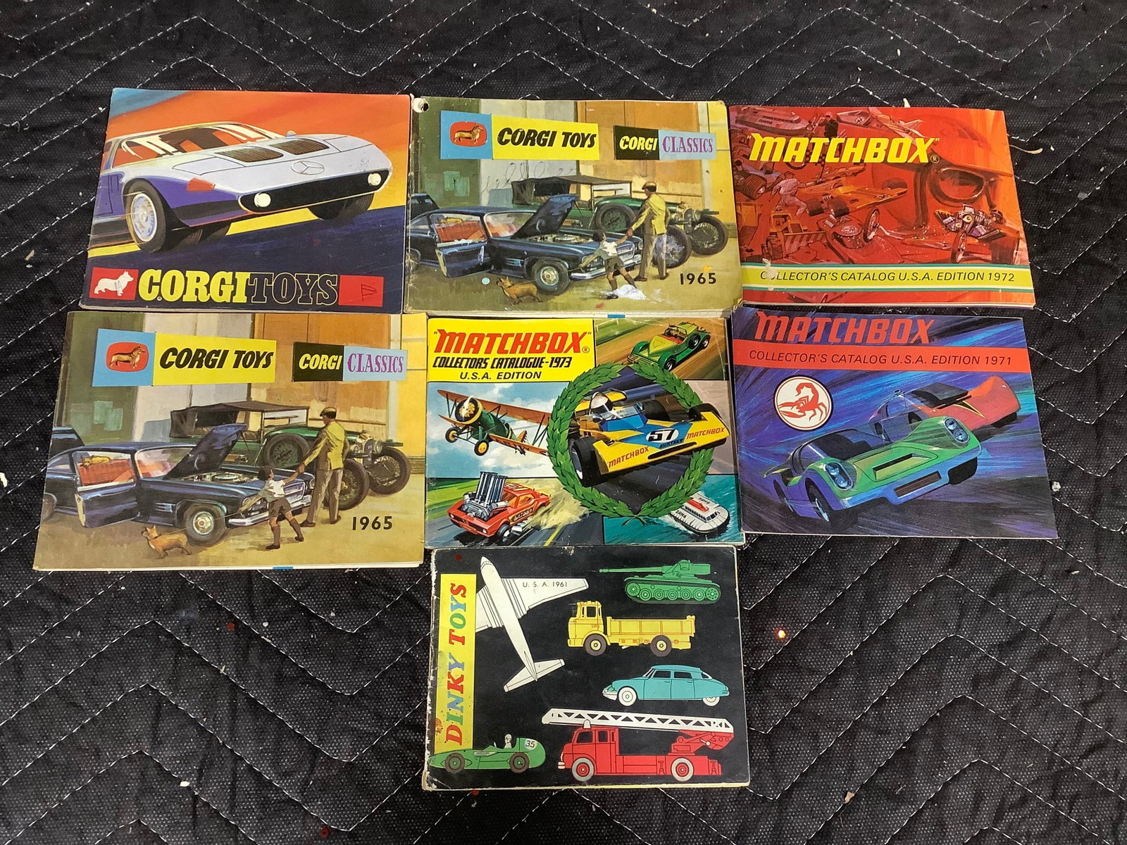 1960s-1970s Matchbox, Disney, and Corgi catalogs (1 of 1)
