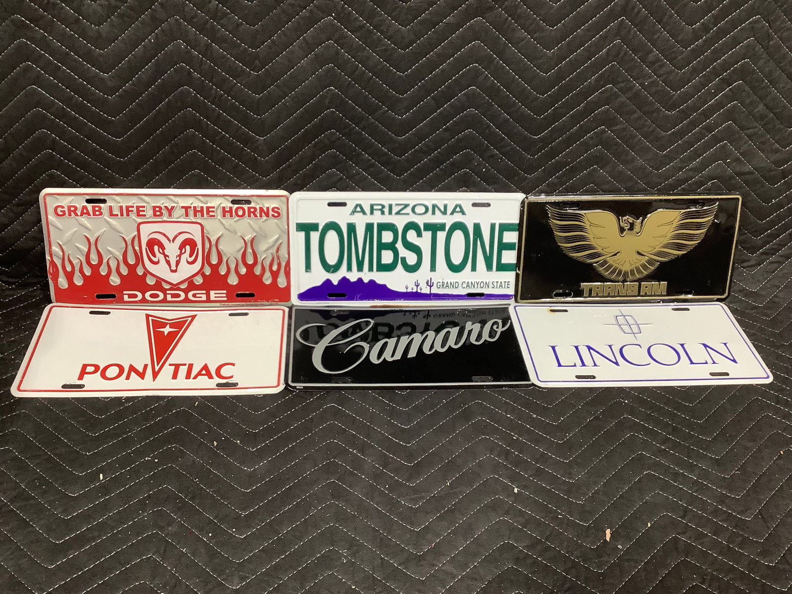 Vintage dealership vanity license plates (camaro, pontiac, and more) (1 of 1)