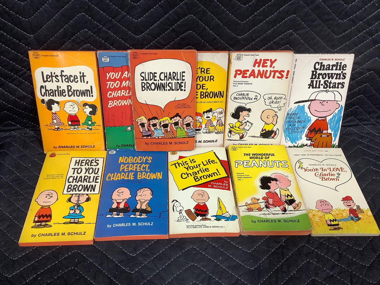 1960s Charlie Brown Peanuts paperback books (1 of 1)