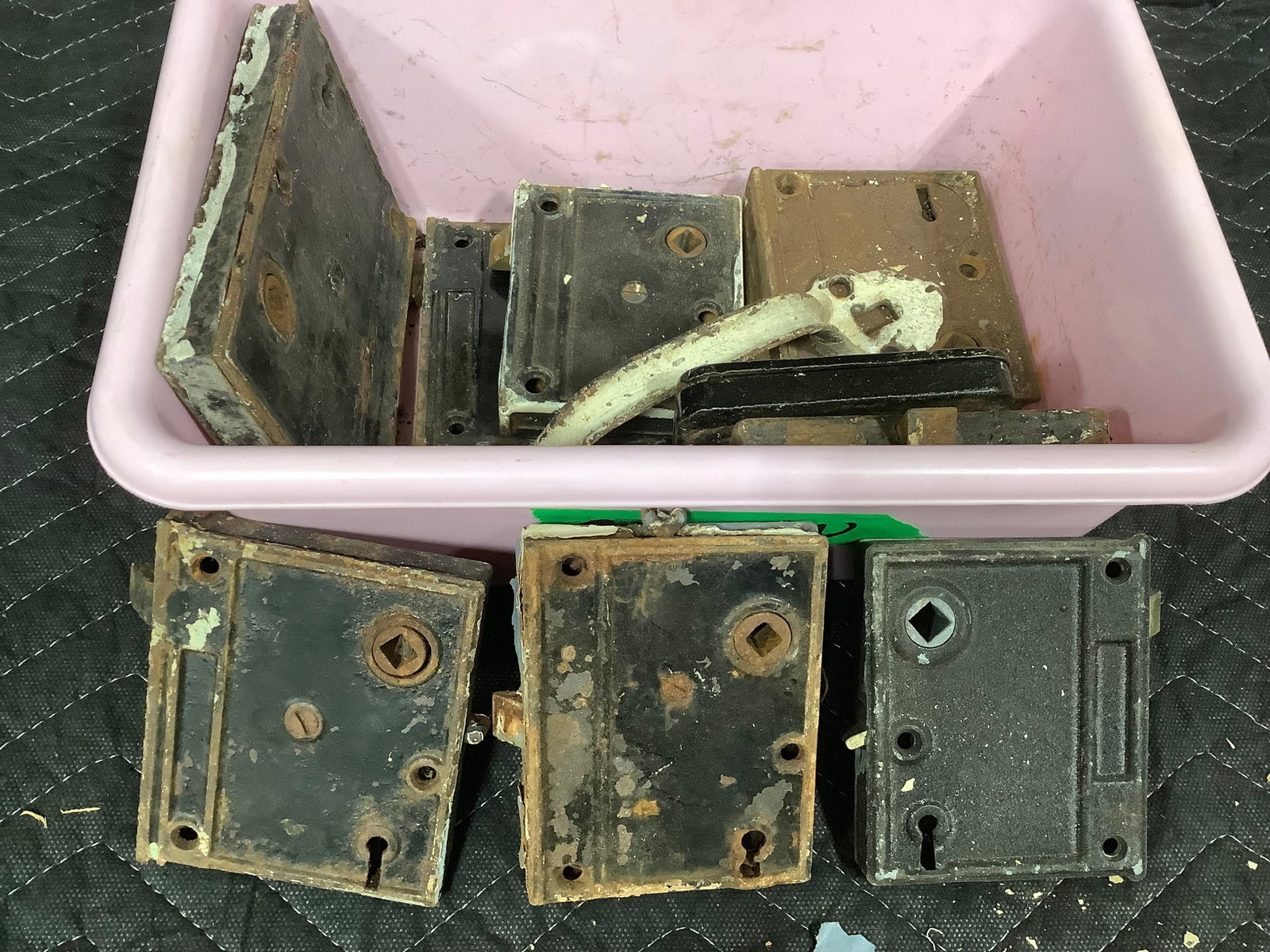 Vintage iron mortise door locks (1 of 1)
