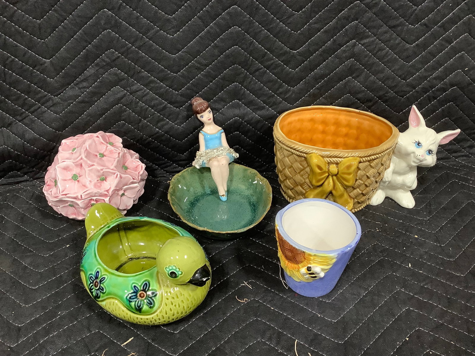 Ashtray, planters, and more(tallest 5in) (1 of 1)