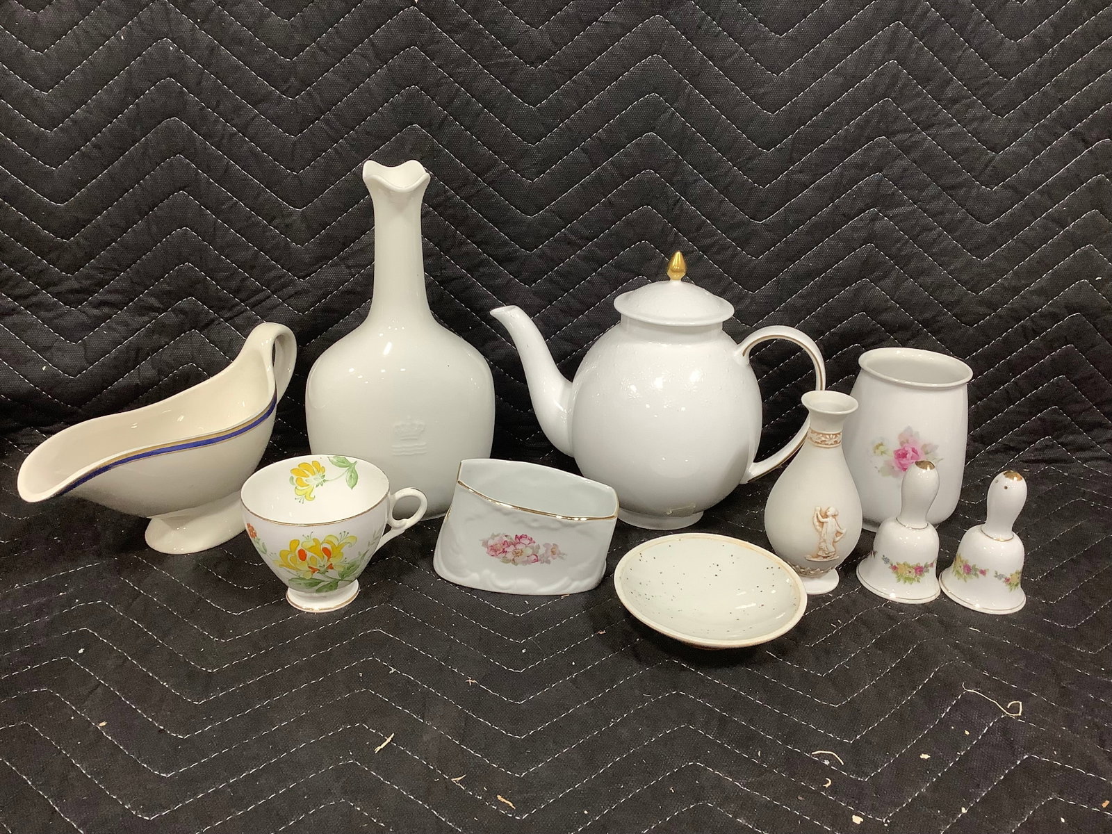 Ceramic bells, teapot, gravy boat, and more (1 of 1)