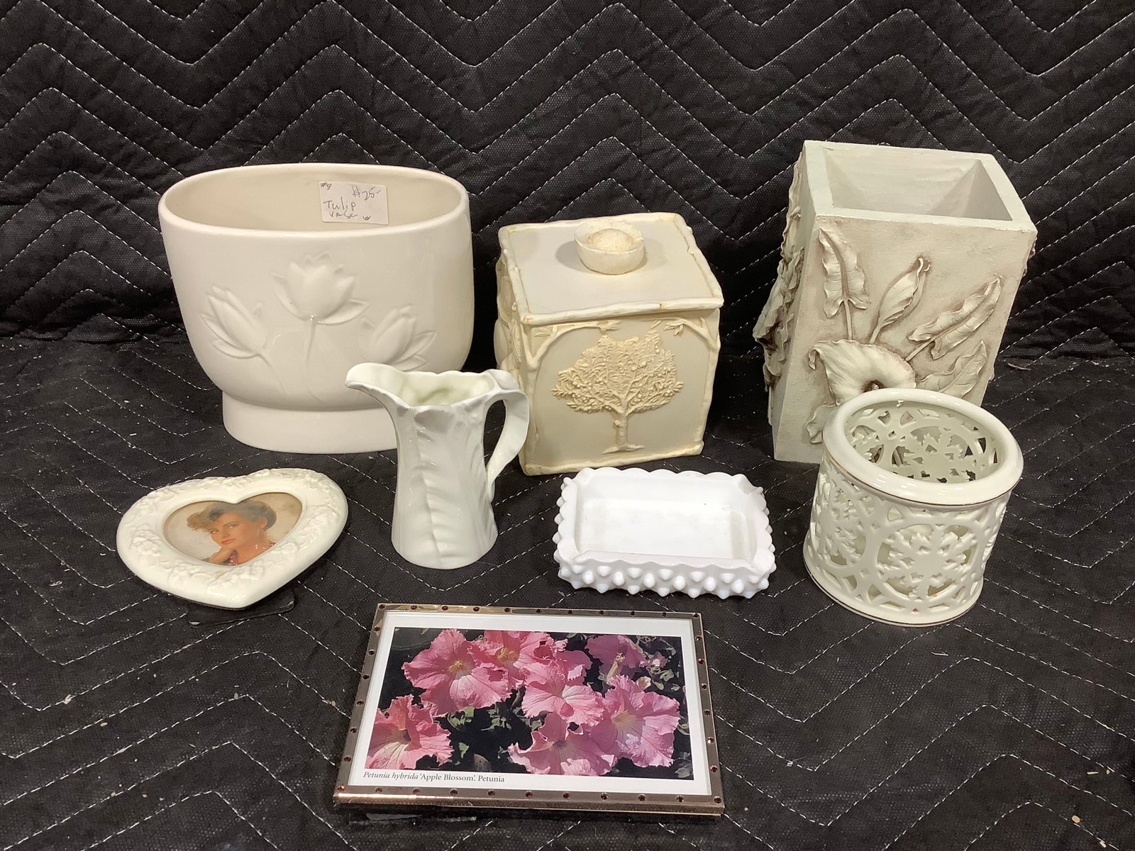 Ceramic lidded box, Lenox tealight candleholder, and more (1 of 1)