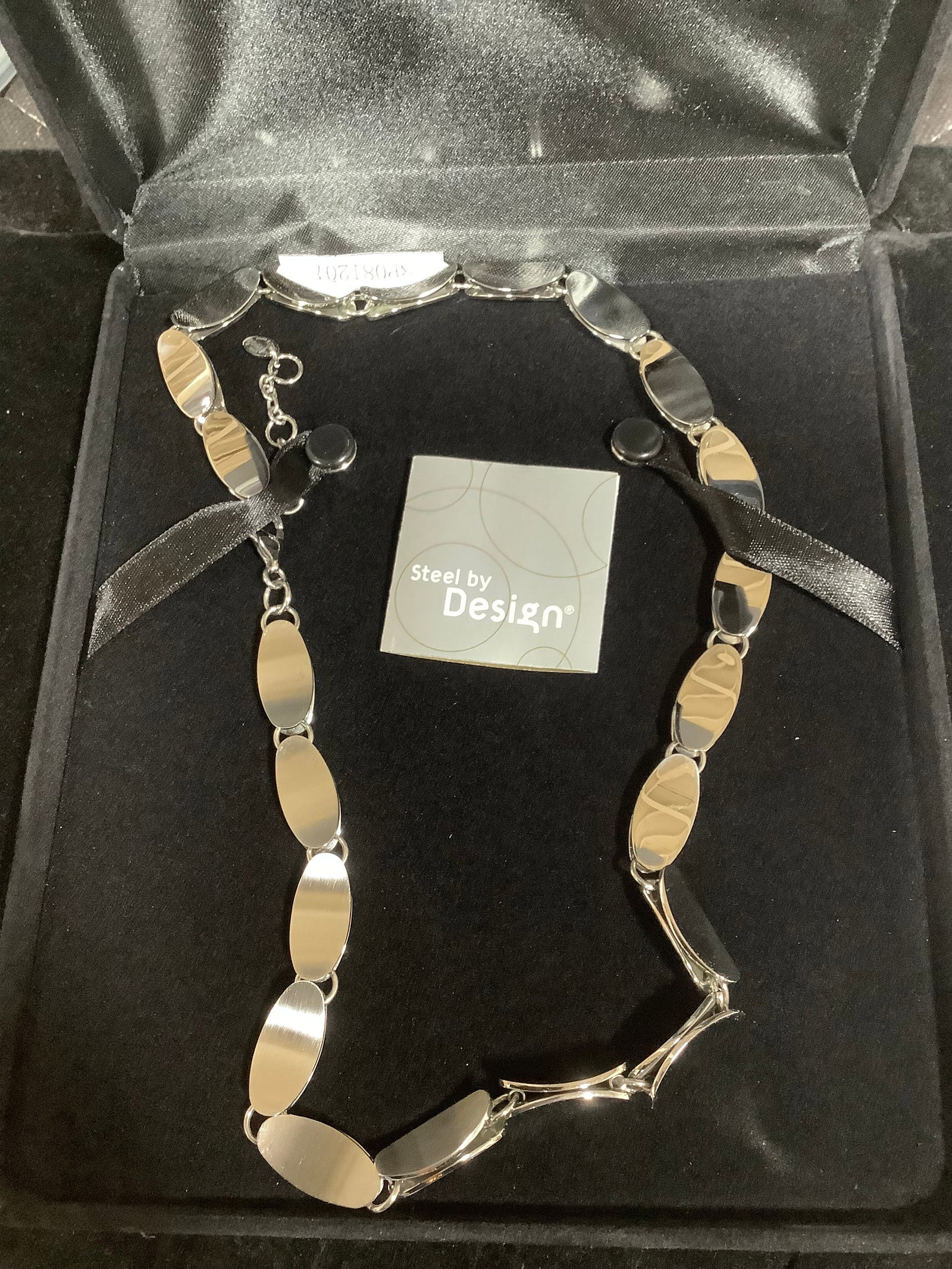 Steel by Design Concave reversible link necklace stainless steel*new in package*: Steel by Design Concave reversible link necklace stainless steel*new in package*