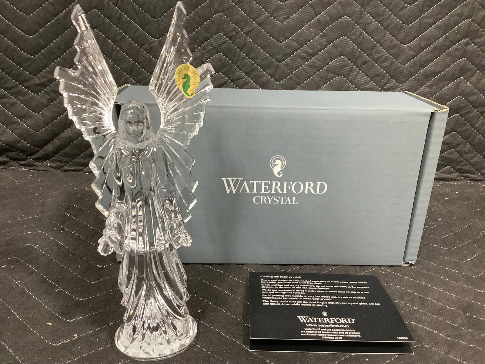 Waterford crystal Angel of Light statue(8.75in tall) (1 of 1)