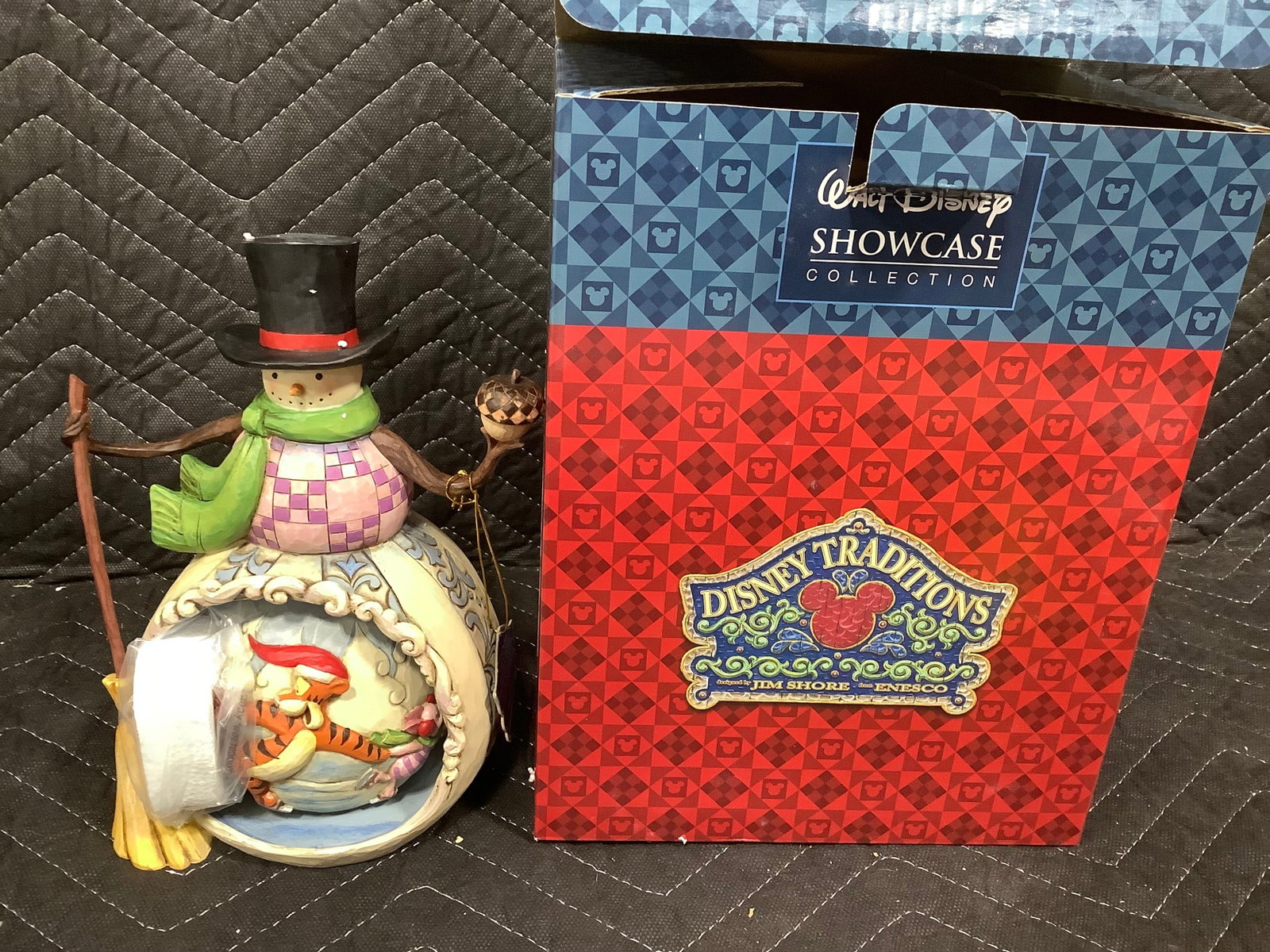 Disney Traditions Winter in the 100 acre wood collectible in box(9in tall): Disney Traditions Winter in the 100 acre wood collectible in box(9in tall)