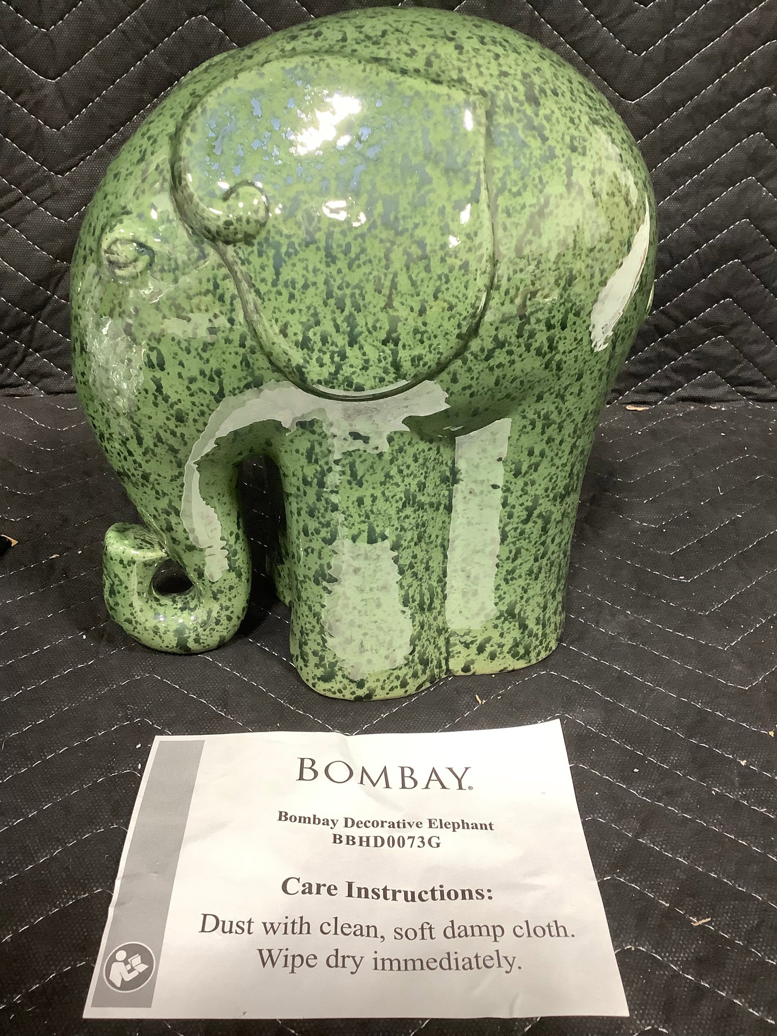 Bombay elephant statue(10in tall) (1 of 1)