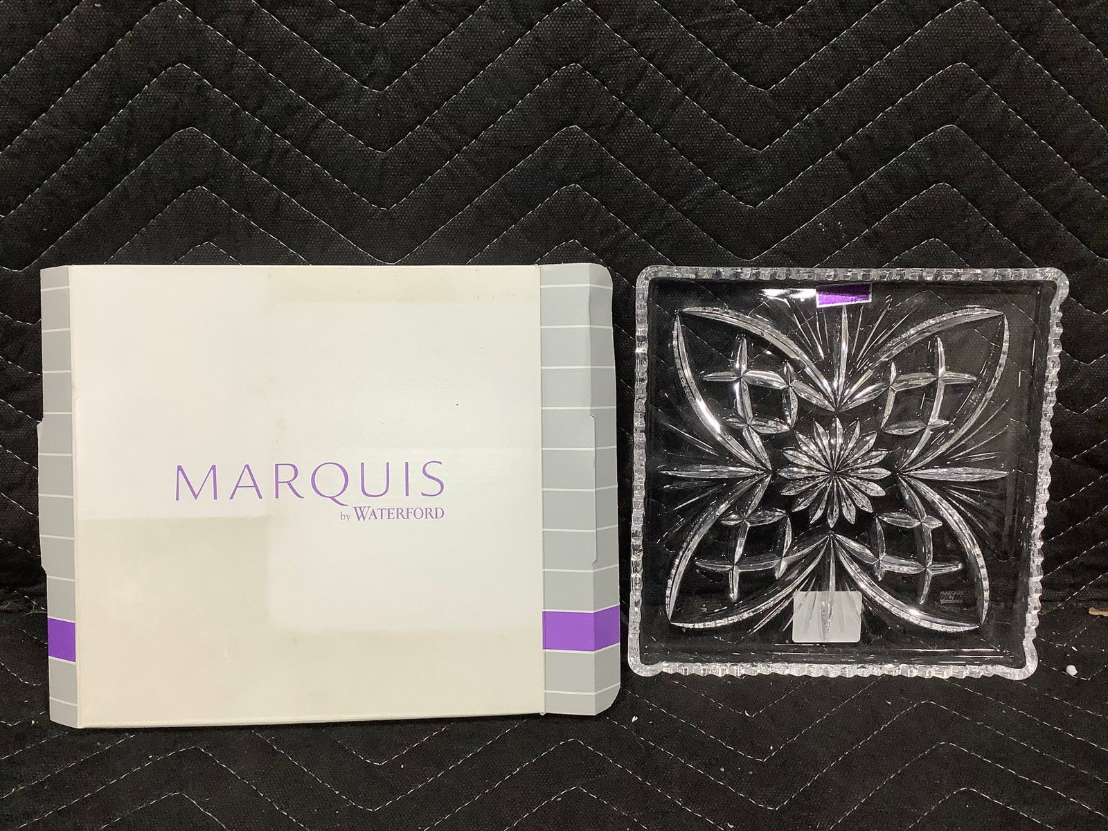Marquis by Waterford crystal dish(7.75inx7.75in) (1 of 1)