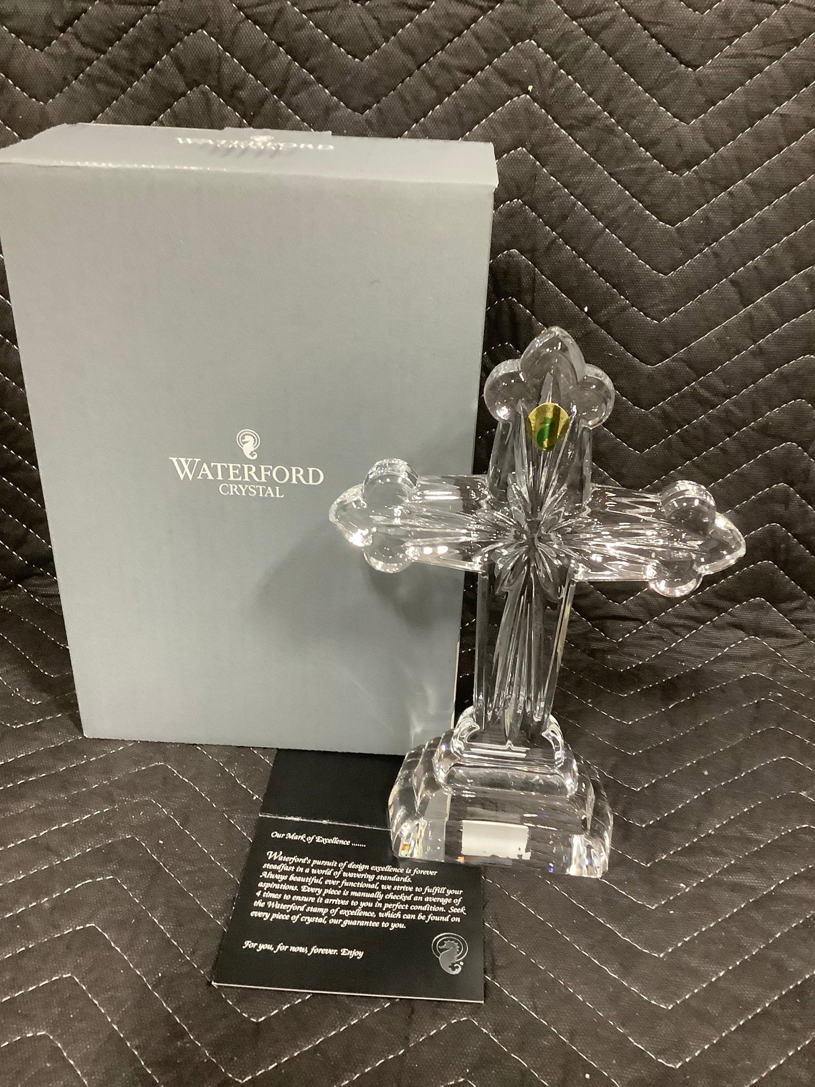 Waterford crystal star cross(10.5in tall): Waterford crystal star cross(10.5in tall)