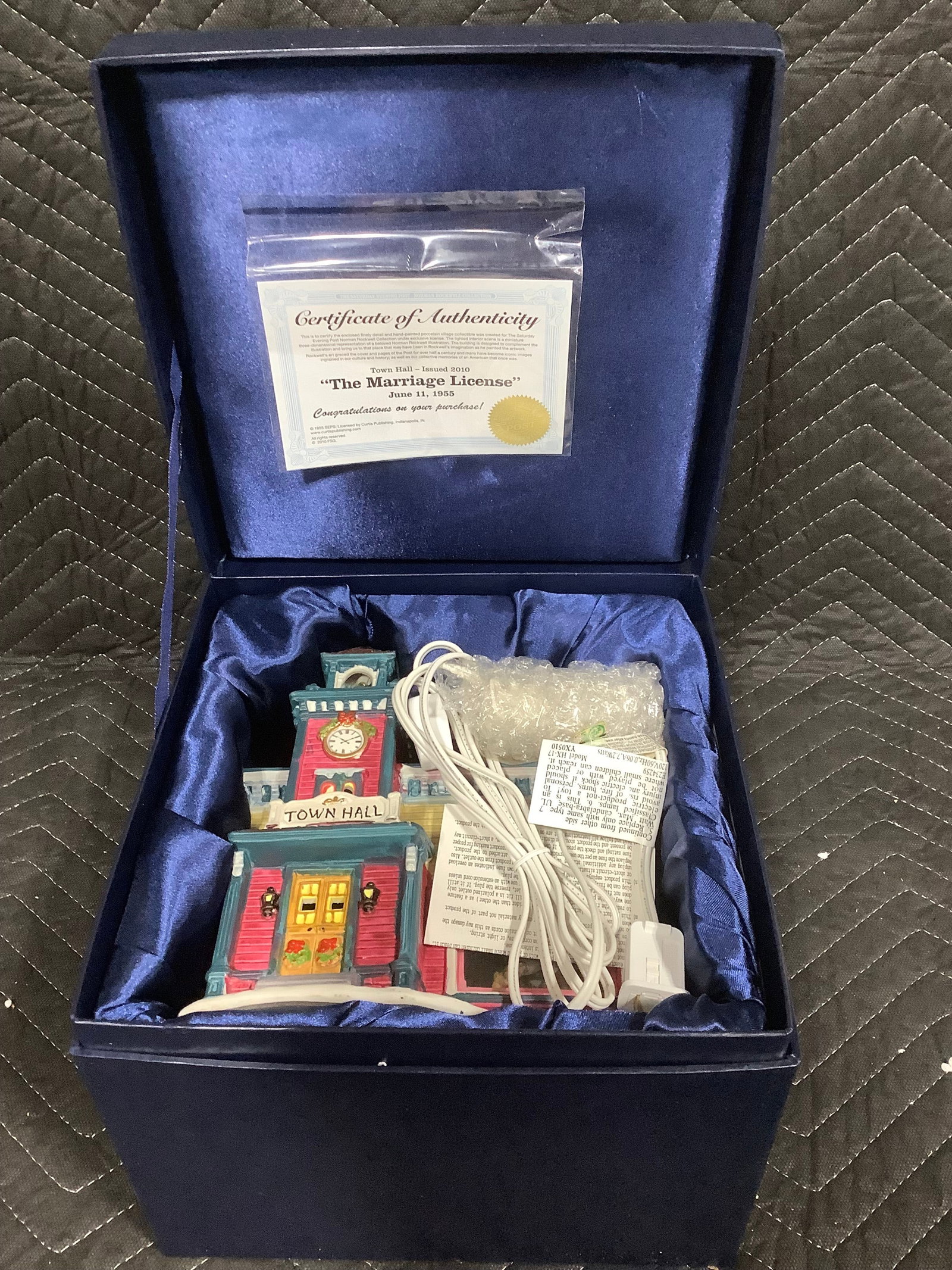 Norman Rockwell The Marriage License Collectible with COA*new in package*: Norman Rockwell The Marriage License Collectible with COA*new in package*