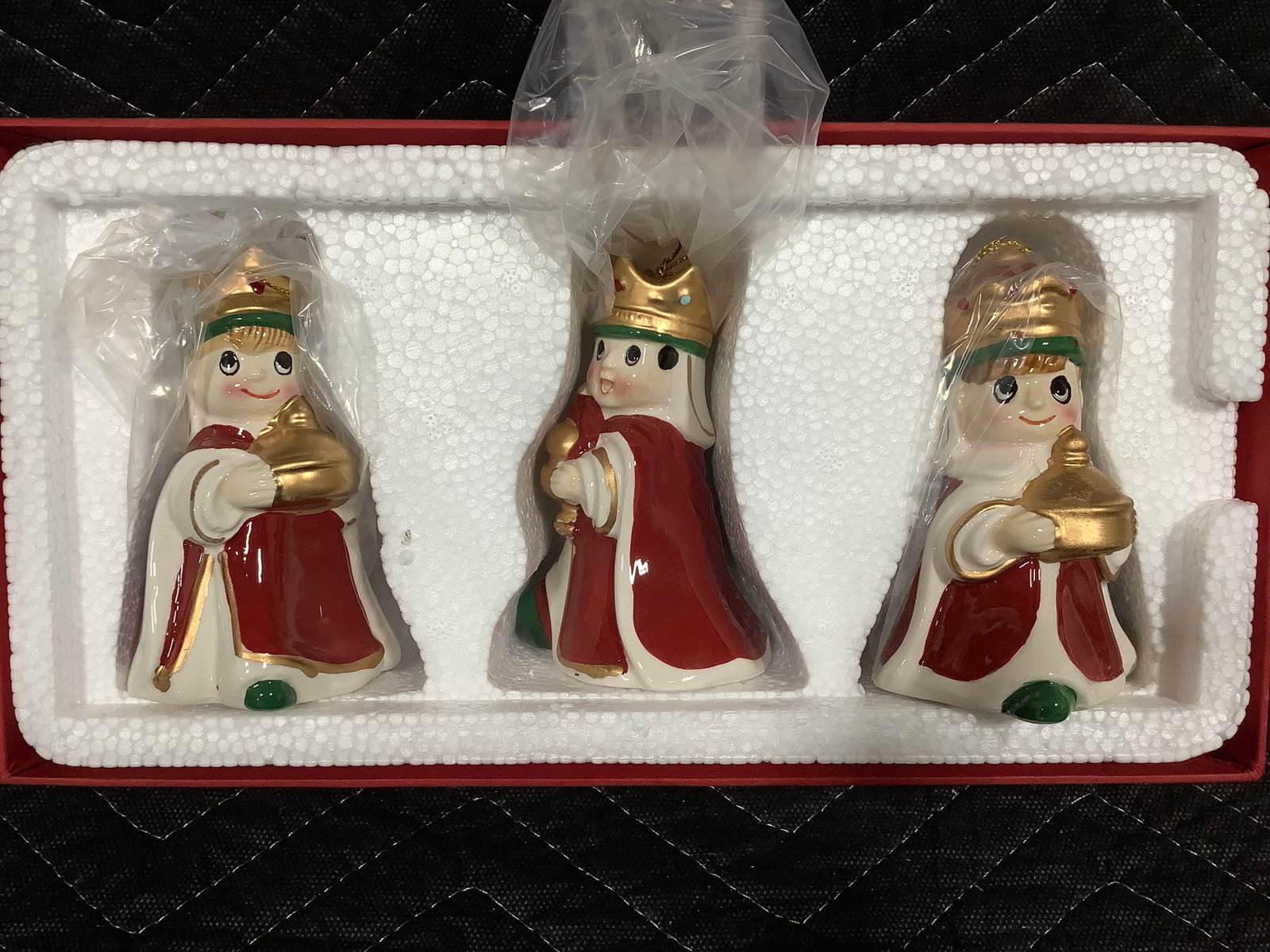 Vintage porcelain ornaments by Mr. Christmas*new in package* (1 of 1)