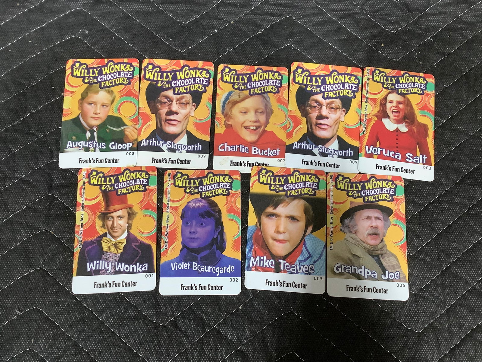 Vintage Willy Wonka arcade cards (1 of 1)