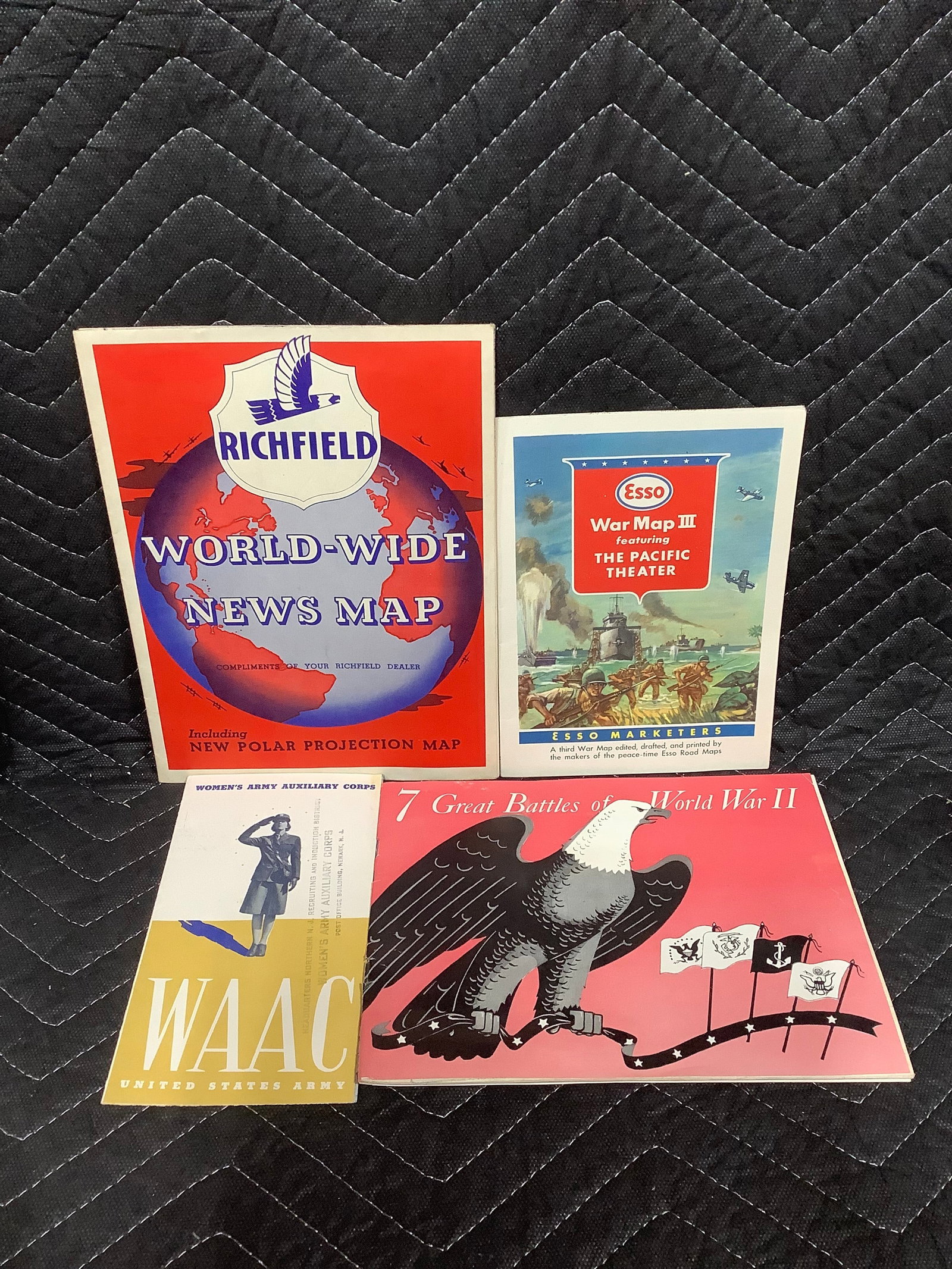 WWII era war maps and pamphlets original: WWII era war maps and pamphlets original