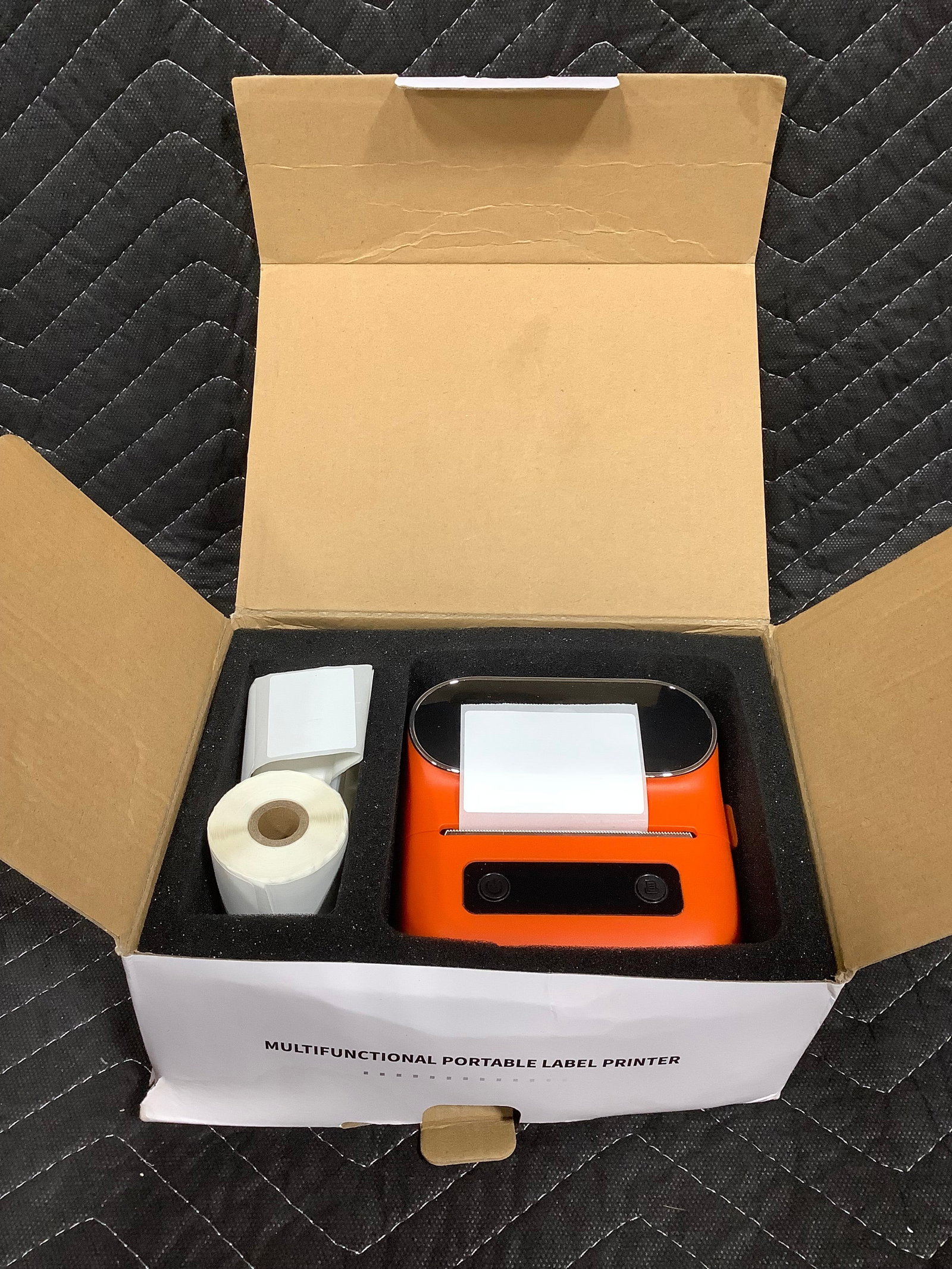 Multifunctional portable label printer with labels(works) (1 of 1)