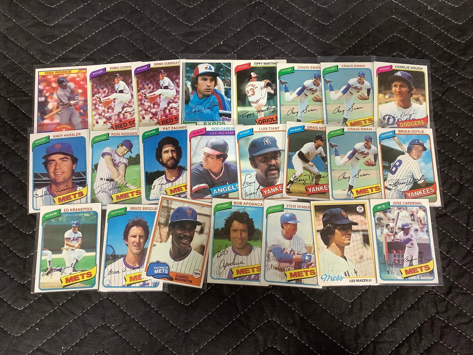 Various collectible baseball cards (1 of 1)