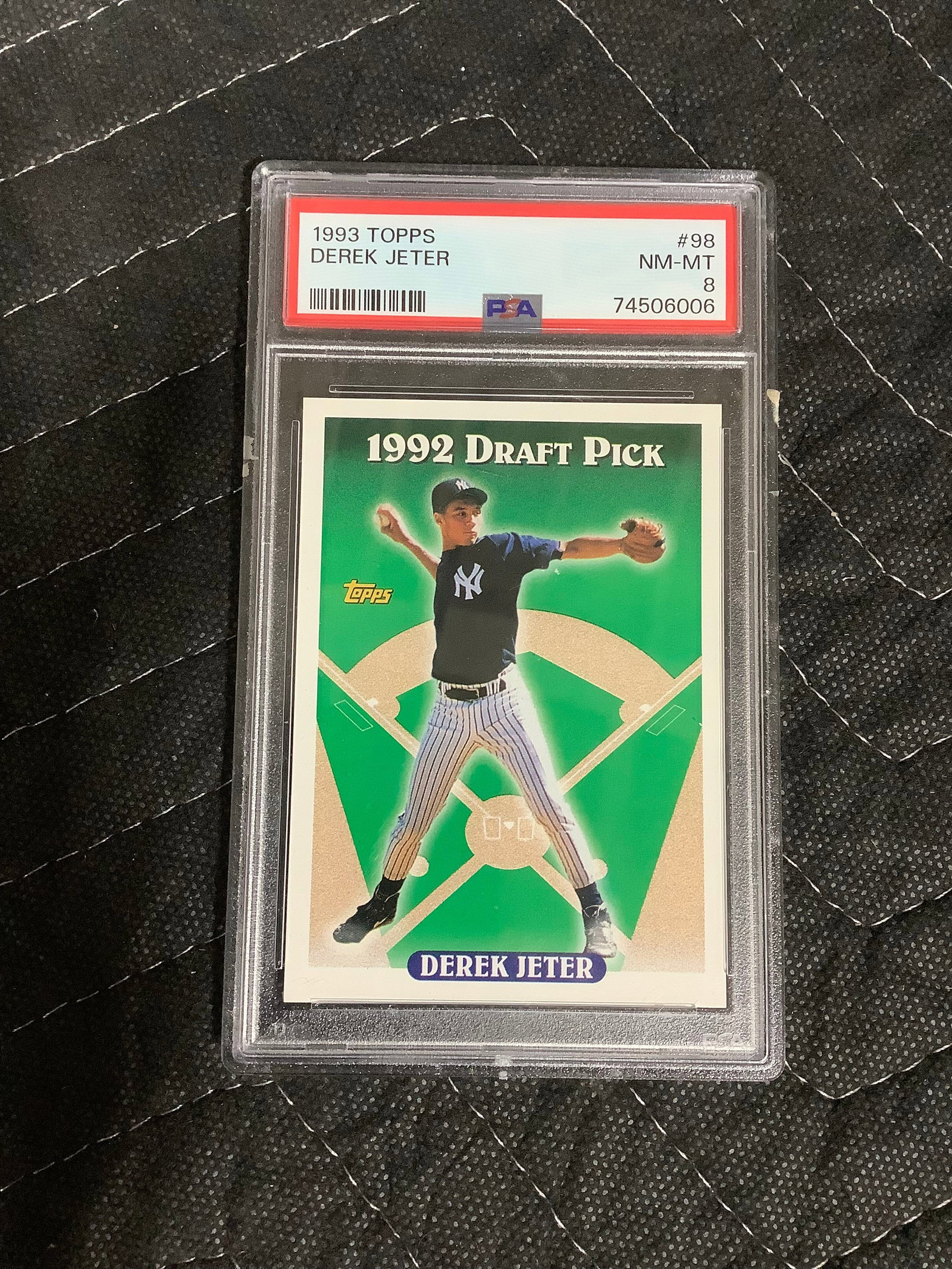 1993 Topps Derek Jeter collectible graded card (1 of 1)