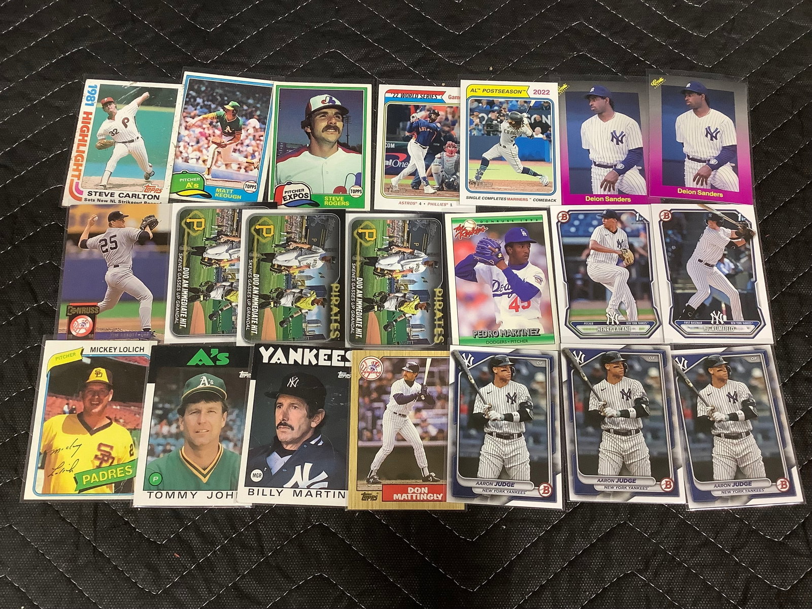 Various collectible baseball cards (1 of 1)
