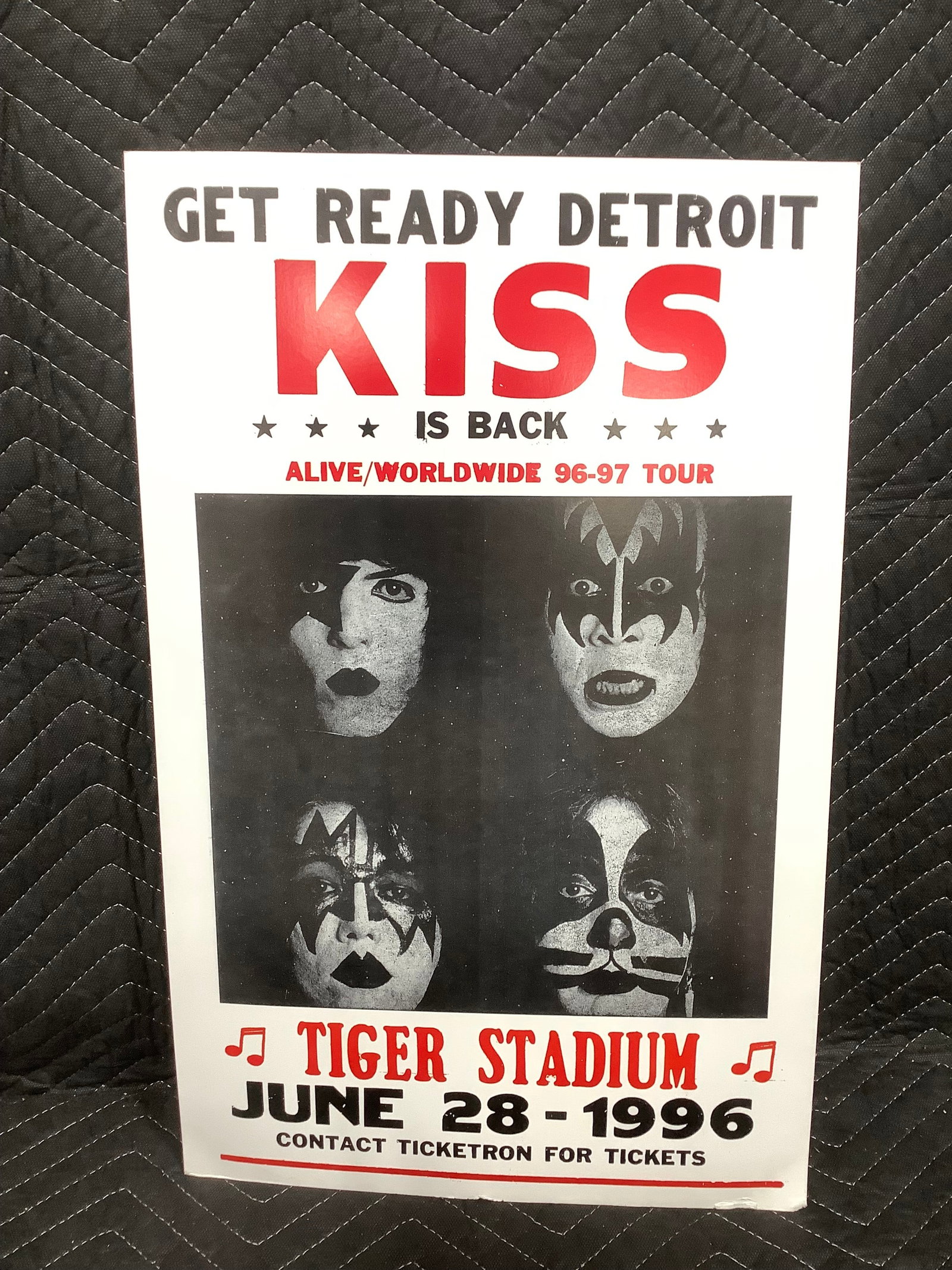 Kiss advertising poster(14inx22in): Kiss advertising poster(14inx22in)
