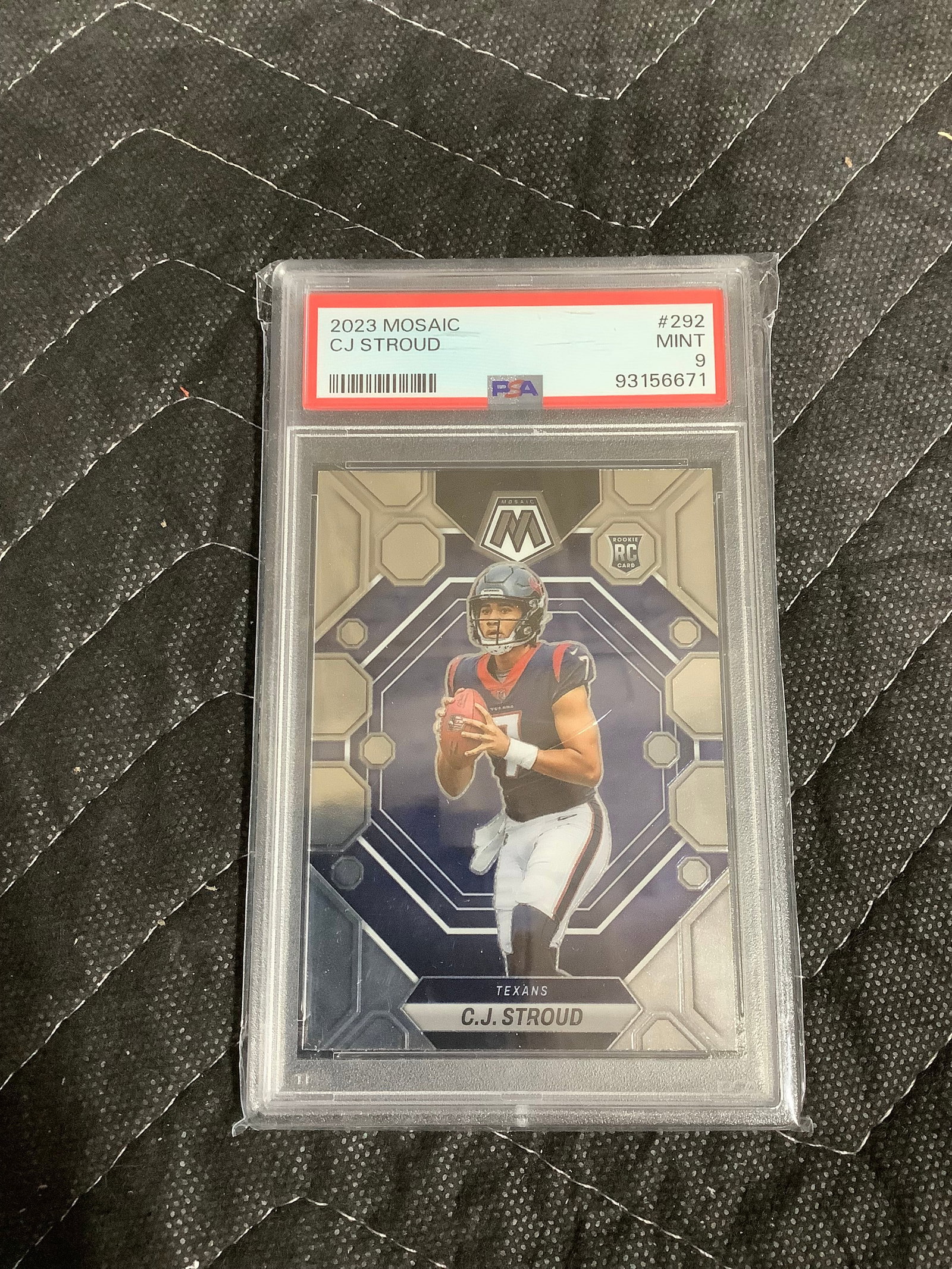2023 Mosaic CJ Stroud collectible graded card: 2023 Mosaic CJ Stroud collectible graded card