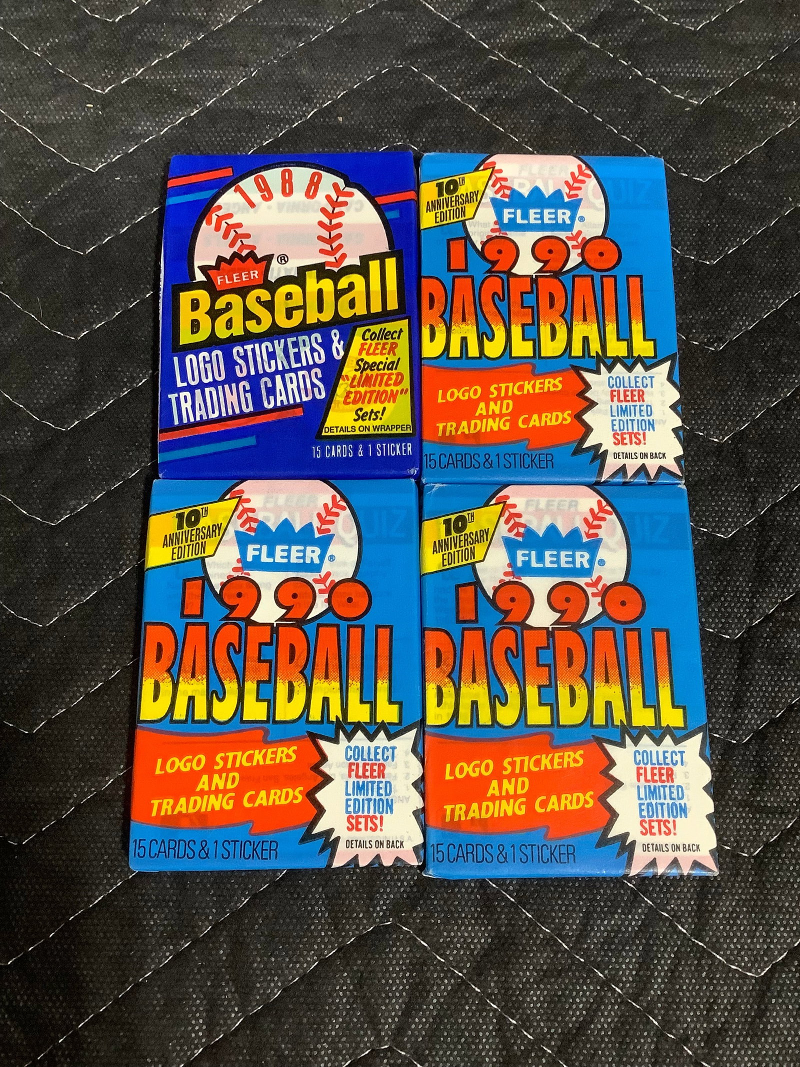 Fleer 1988/1990 baseball card packs*sealed*: Fleer 1988/1990 baseball card packs*sealed*