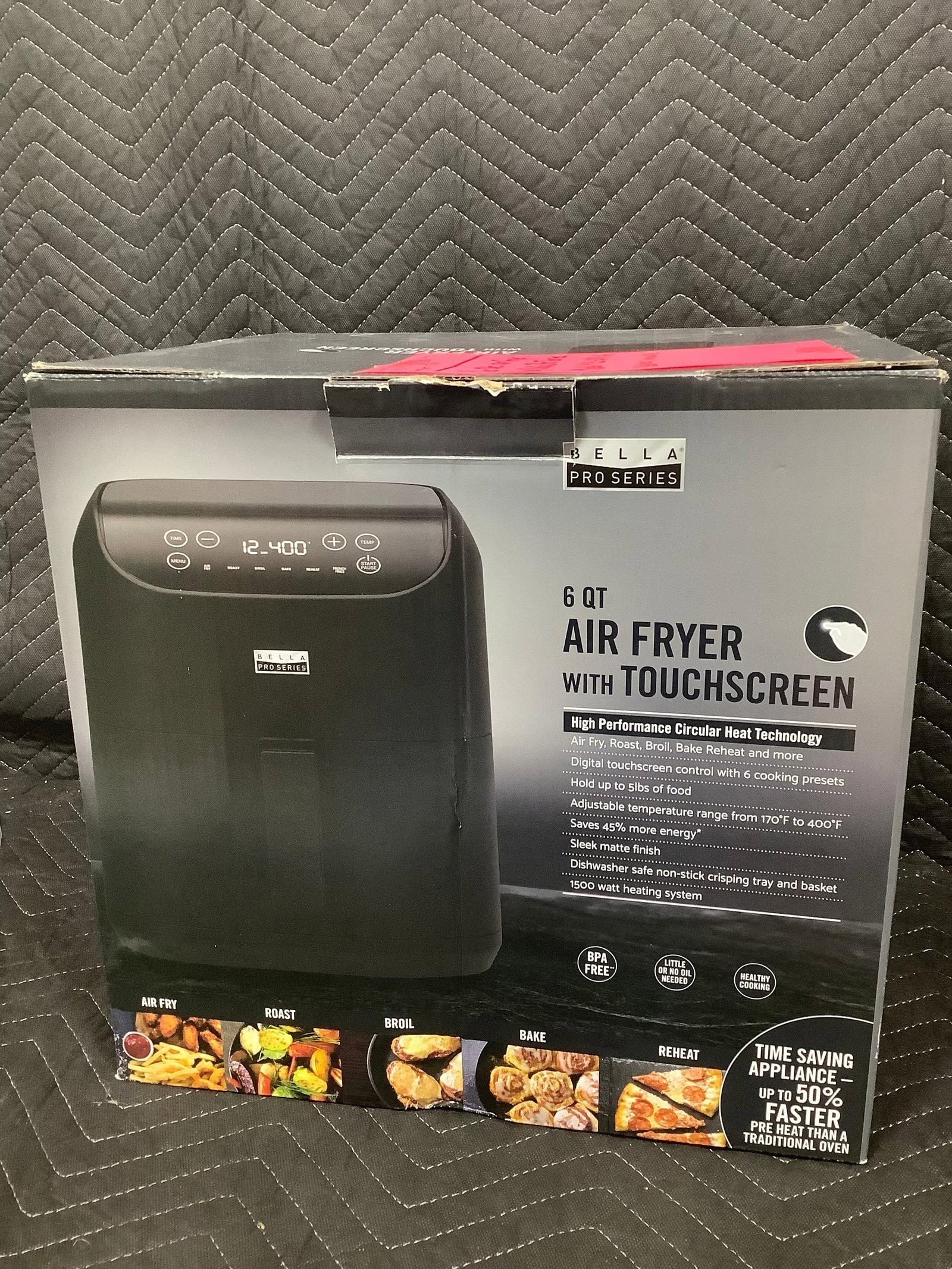 6 qt air fryer by Bella Pro Series(model:KZ-6011-A): 6 qt air fryer by Bella Pro Series(model:KZ-6011-A)
