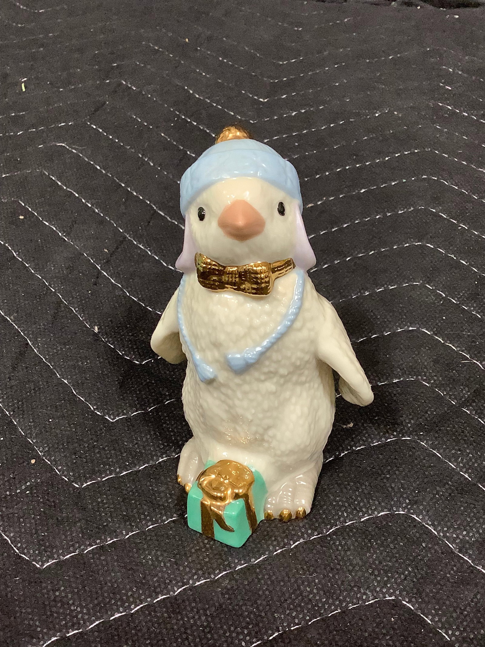 Lenox Cool Yule porcelain figurine with glossy ivory finish and 24kt gold accents(4in tall) (1 of 1)