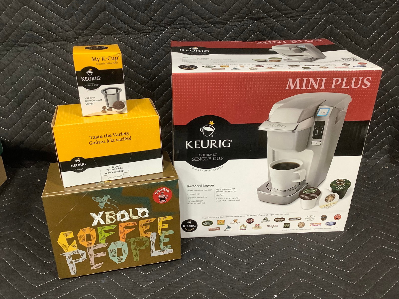 Keurig personal brewer with K Cups and filter*new in package*: Keurig personal brewer with K Cups and filter*new in package*