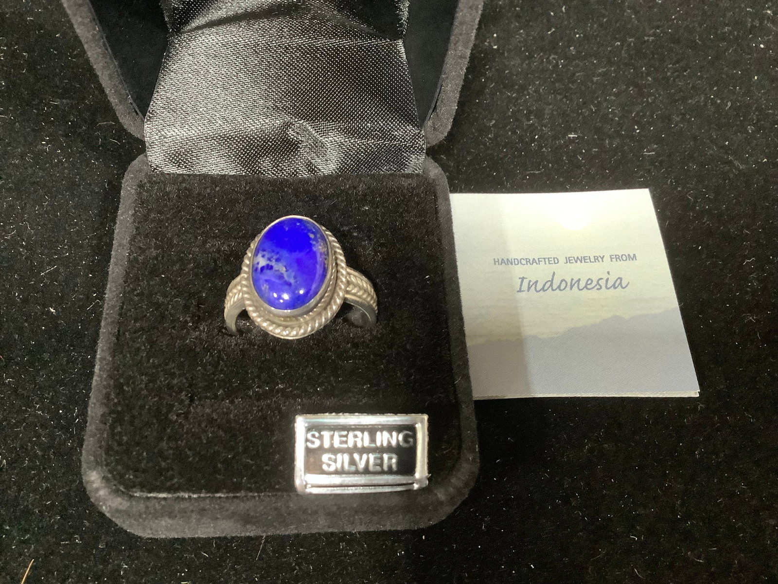 Artisan Crafted Sterling Rope Design Gemstone Ring (Size: 8): Artisan Crafted Sterling Rope Design Gemstone Ring (Size: 8)