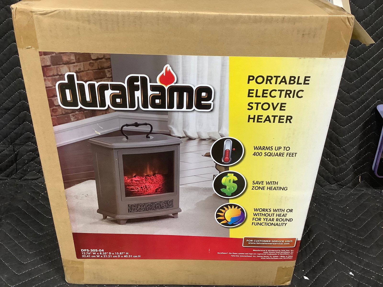 Duraflame Portable Electric Stove Heater: Duraflame Portable Electric Stove Heater