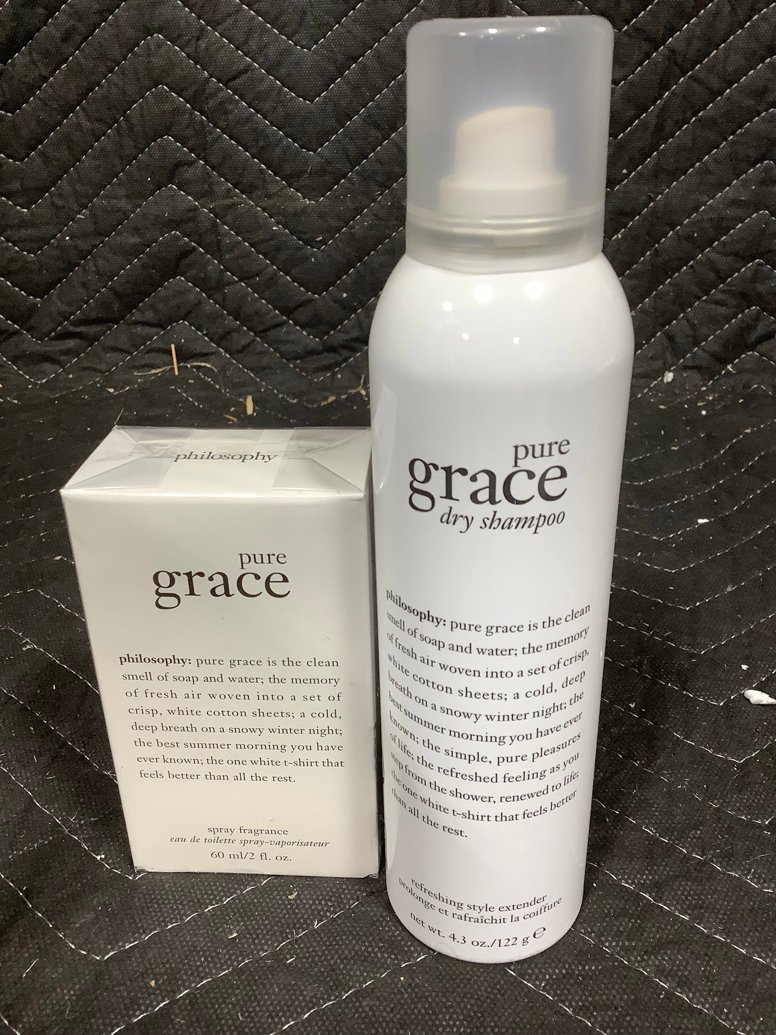 Pure Grace Dry Shampoo and Spray Fragrance: Pure Grace Dry Shampoo and Spray Fragrance