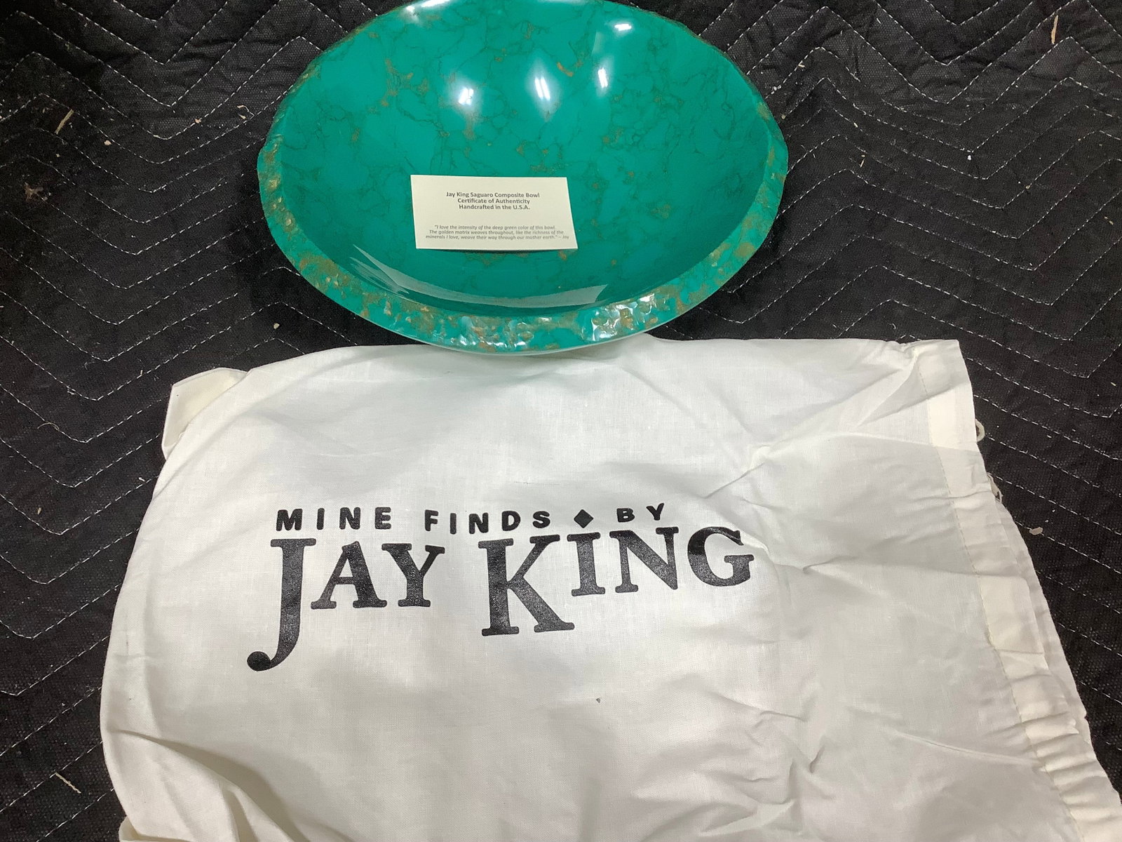 Jay King Composite Bowl with COA (3.5inx10in) (1 of 1)