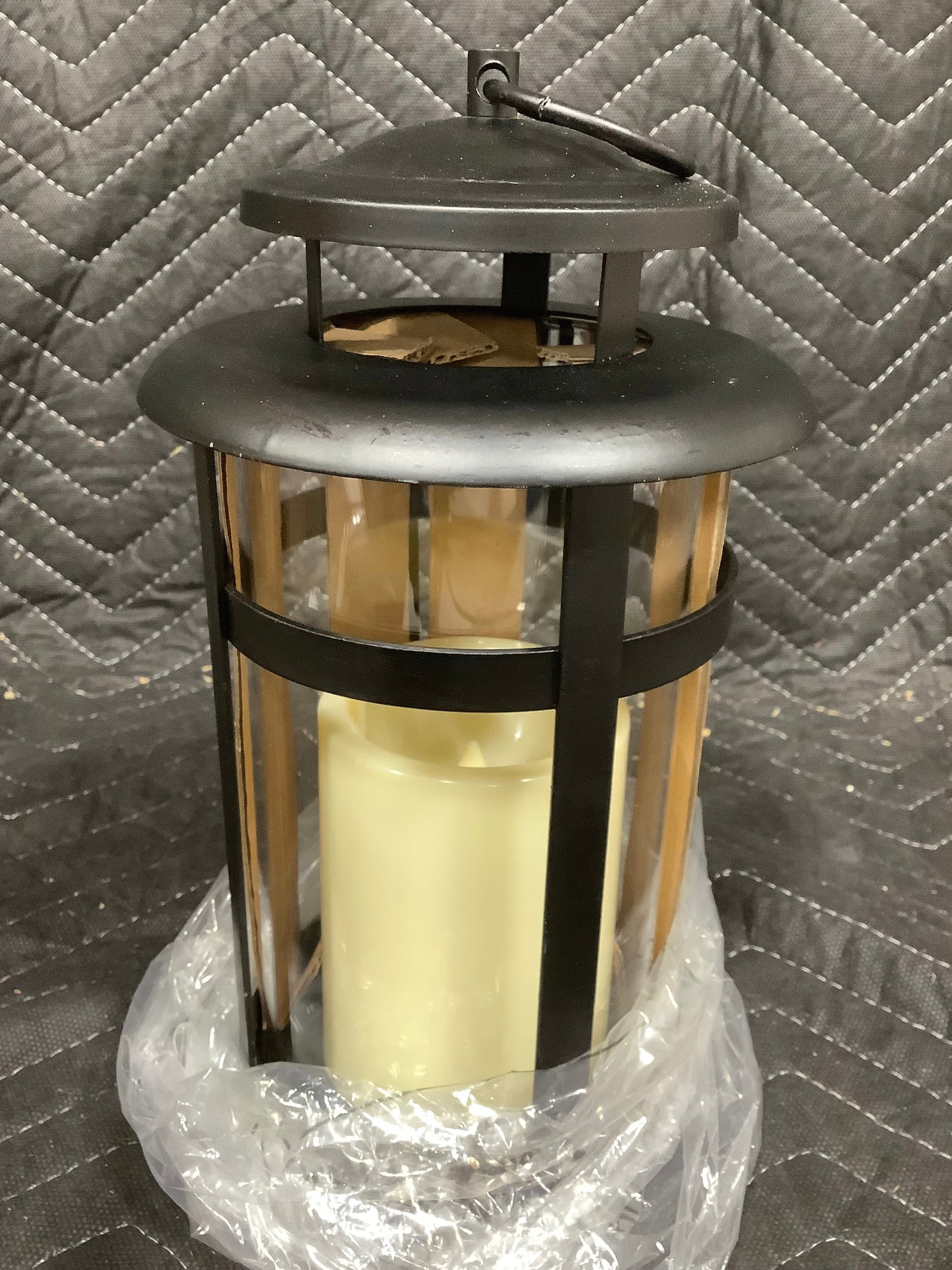 Home Reflections Round Candle Lantern (10.5in Tall): Home Reflections Round Candle Lantern (10.5in Tall)