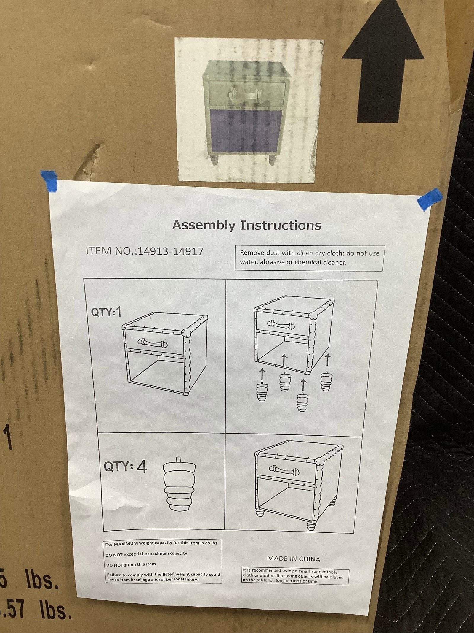 Nightstand with manual*new in package*: Nightstand with manual*new in package*