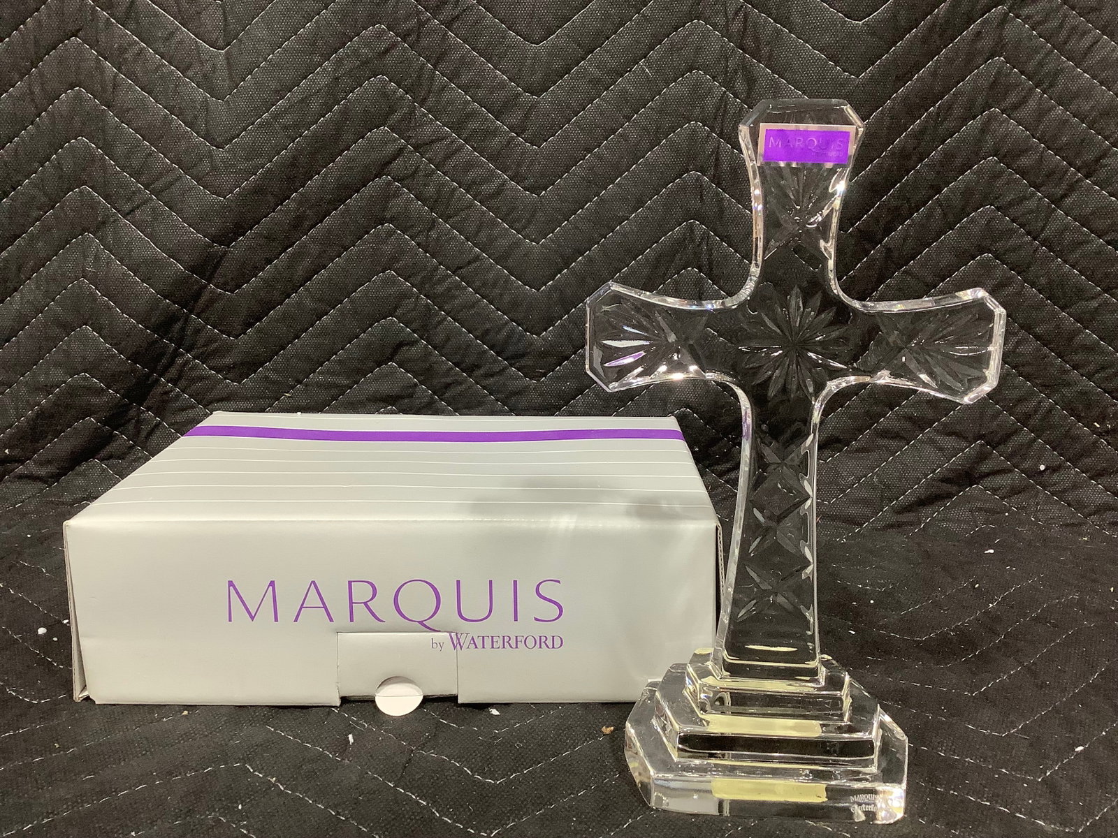 Marquis by Waterford Glass Cross Collectible *new in box (8in Tall): Marquis by Waterford Glass Cross Collectible *new in box (8in Tall)