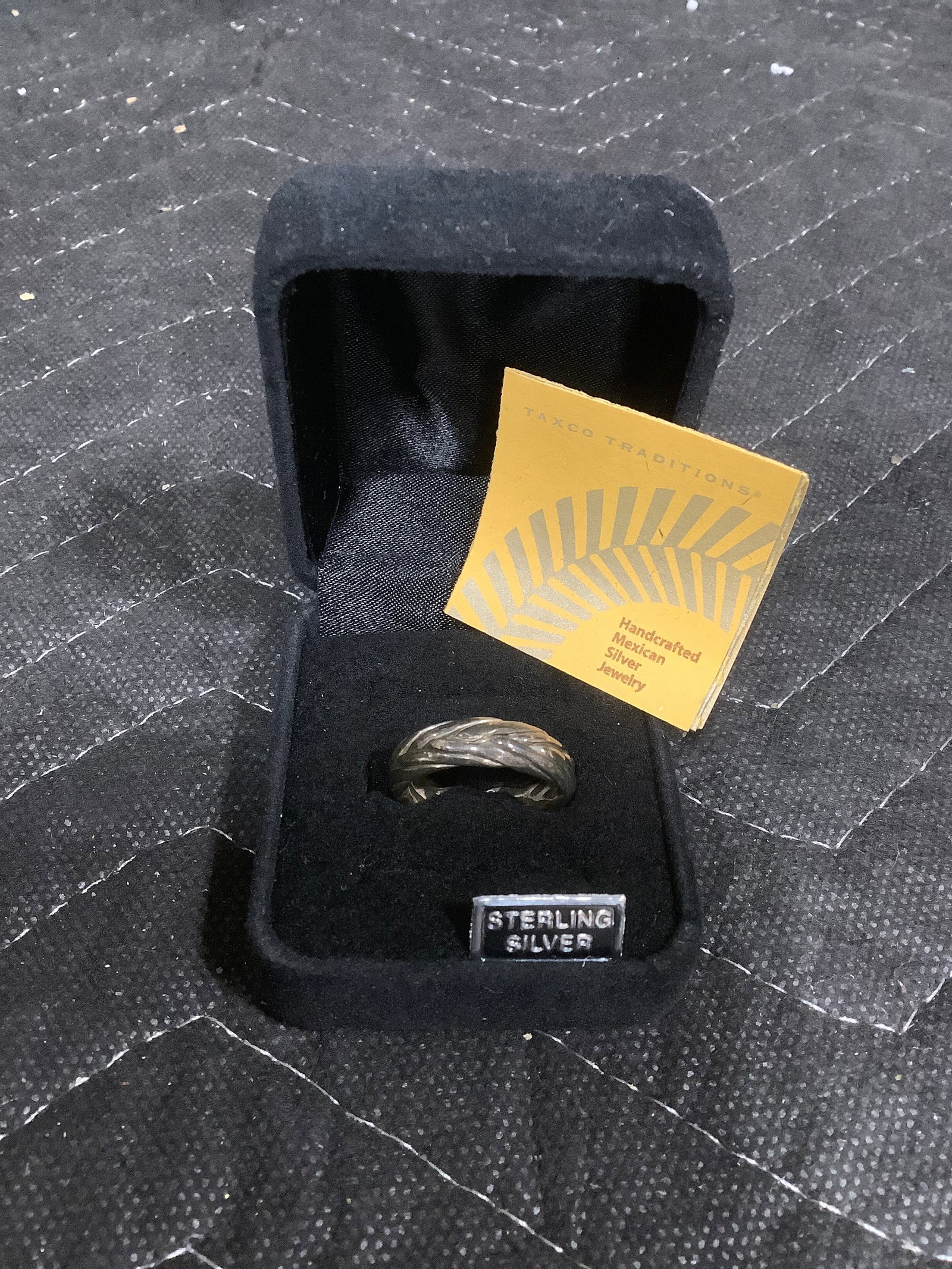 Handcrafted Mexican silver jewelry sterling braid ring(8): Handcrafted Mexican silver jewelry sterling braid ring(8)