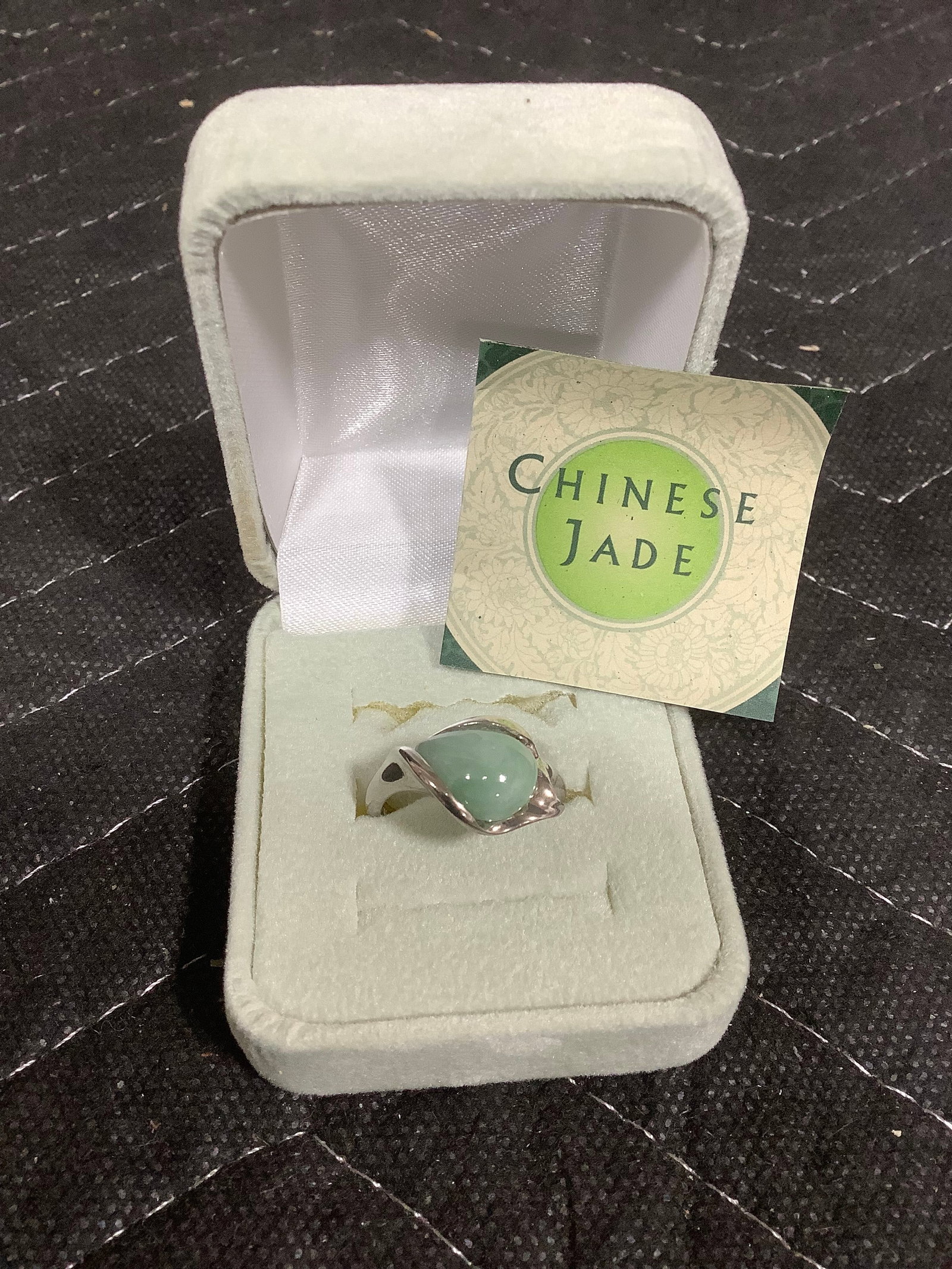 Chinese Jade renewal sterling ring(8): Chinese Jade renewal sterling ring(8)