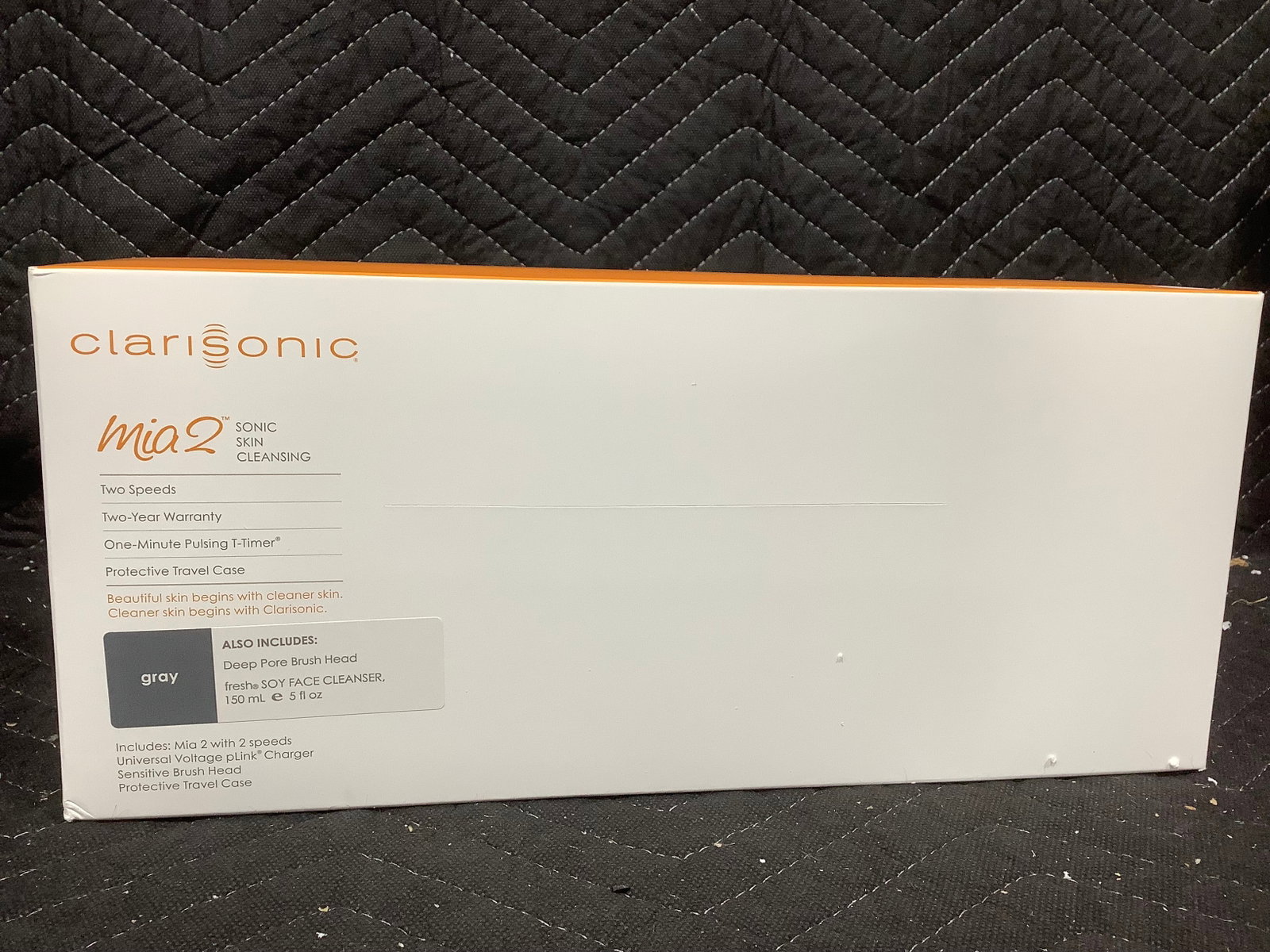 Clarisonic Mia 2 sonic cleansing system with fresh cleanser(grey, new in package) (1 of 1)