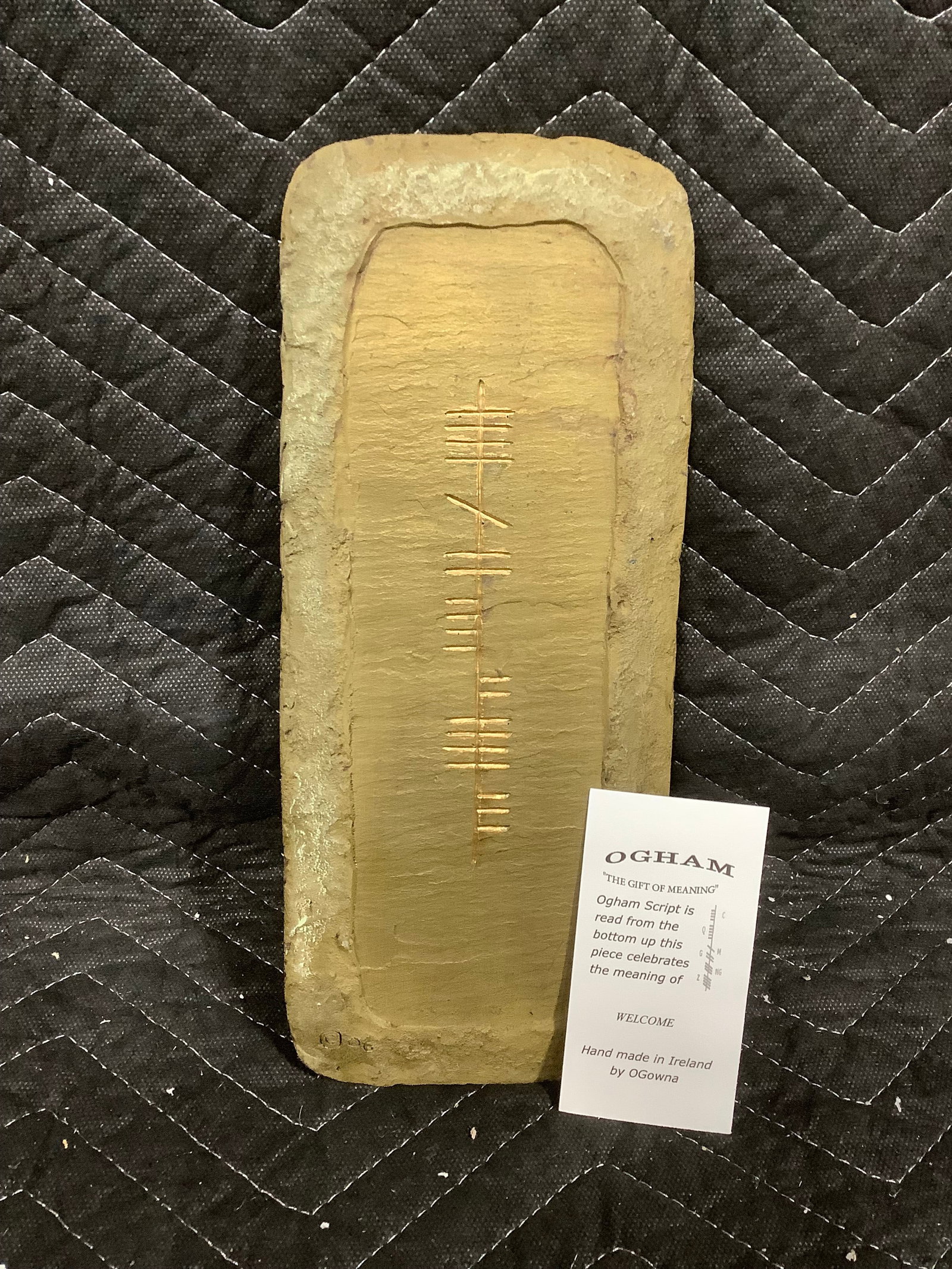 Ogham wall decor(4.5inx11in) (1 of 1)