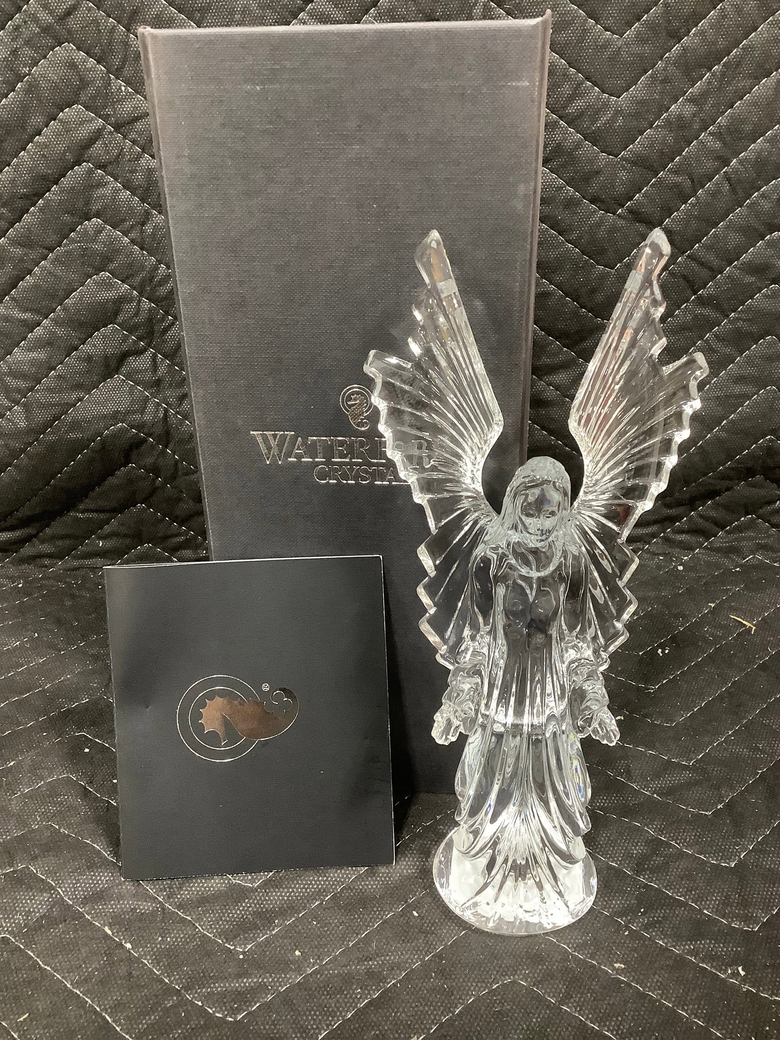 Waterford angel of Light crystal sculpture(8.5in tall): Waterford angel of Light crystal sculpture(8.5in tall)