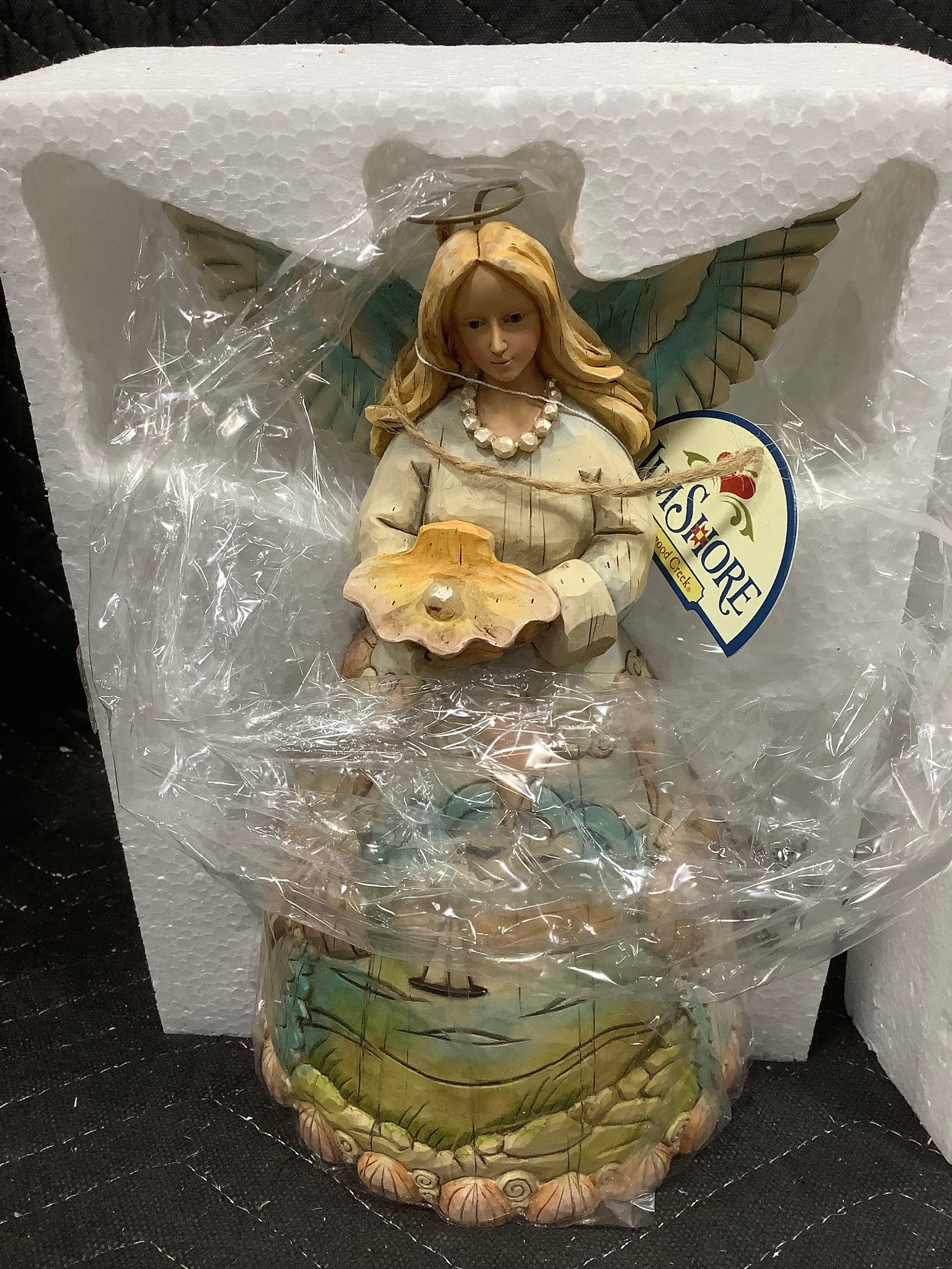 Jim Shore Heartwood Creek Sea Scene Angel figurine Collectible *new in box*: Jim Shore Heartwood Creek Sea Scene Angel figurine Collectible *new in box*