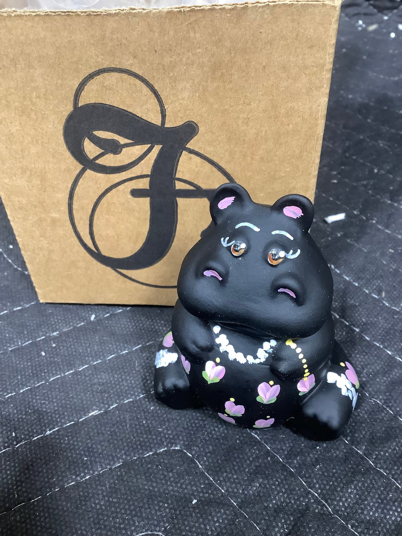 Fenton Handpainted Figure by M. Cade (3.5in Tall) (1 of 1)