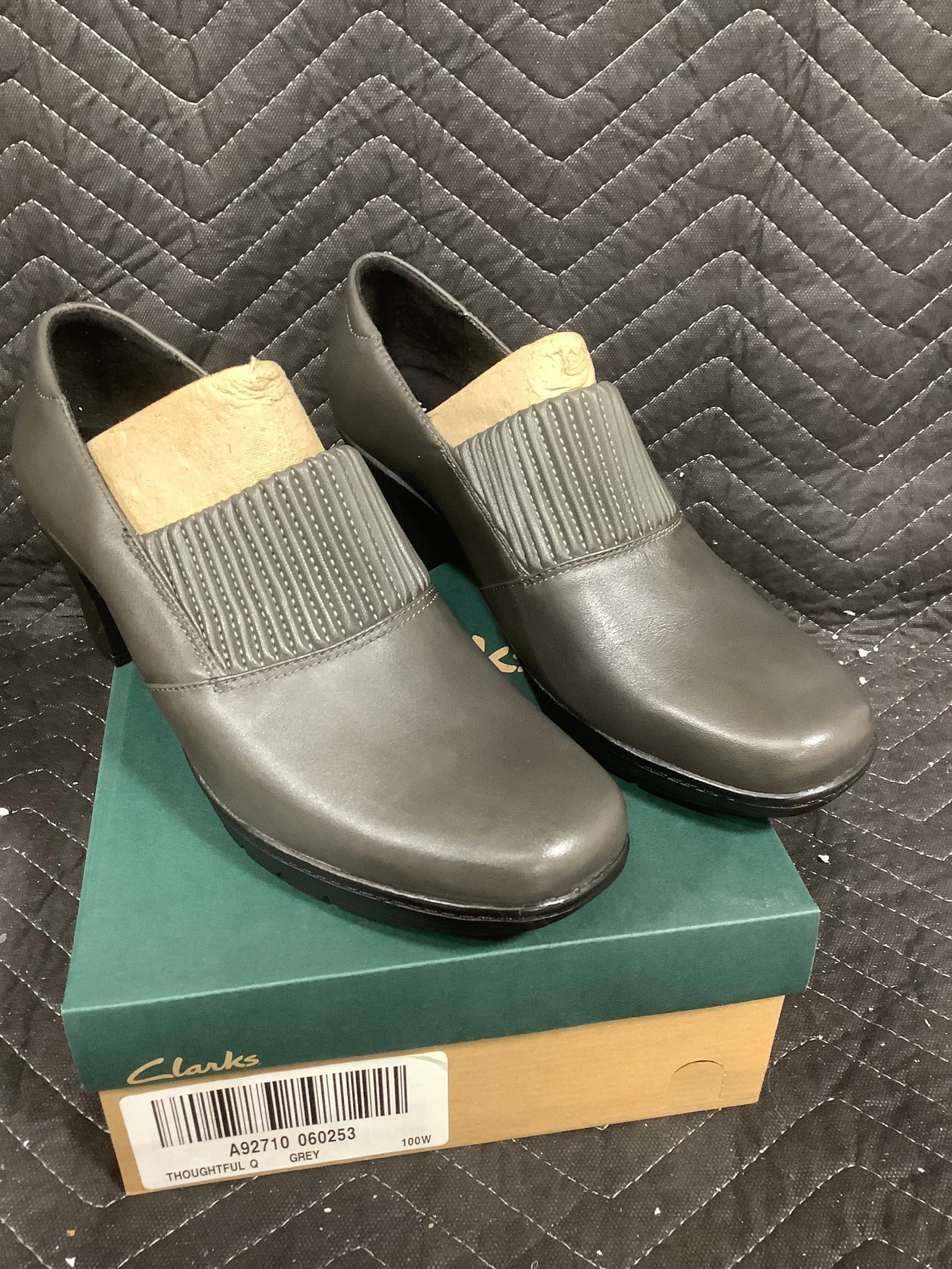 Clarks Womens Dress Shoes - Grey (10w): Clarks Womens Dress Shoes - Grey (10w)