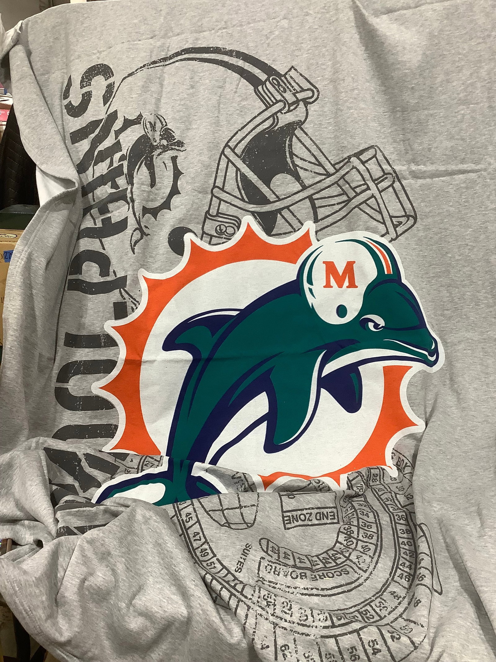 Miami Dolphins NFL Throw Blanket *new*: Miami Dolphins NFL Throw Blanket *new*