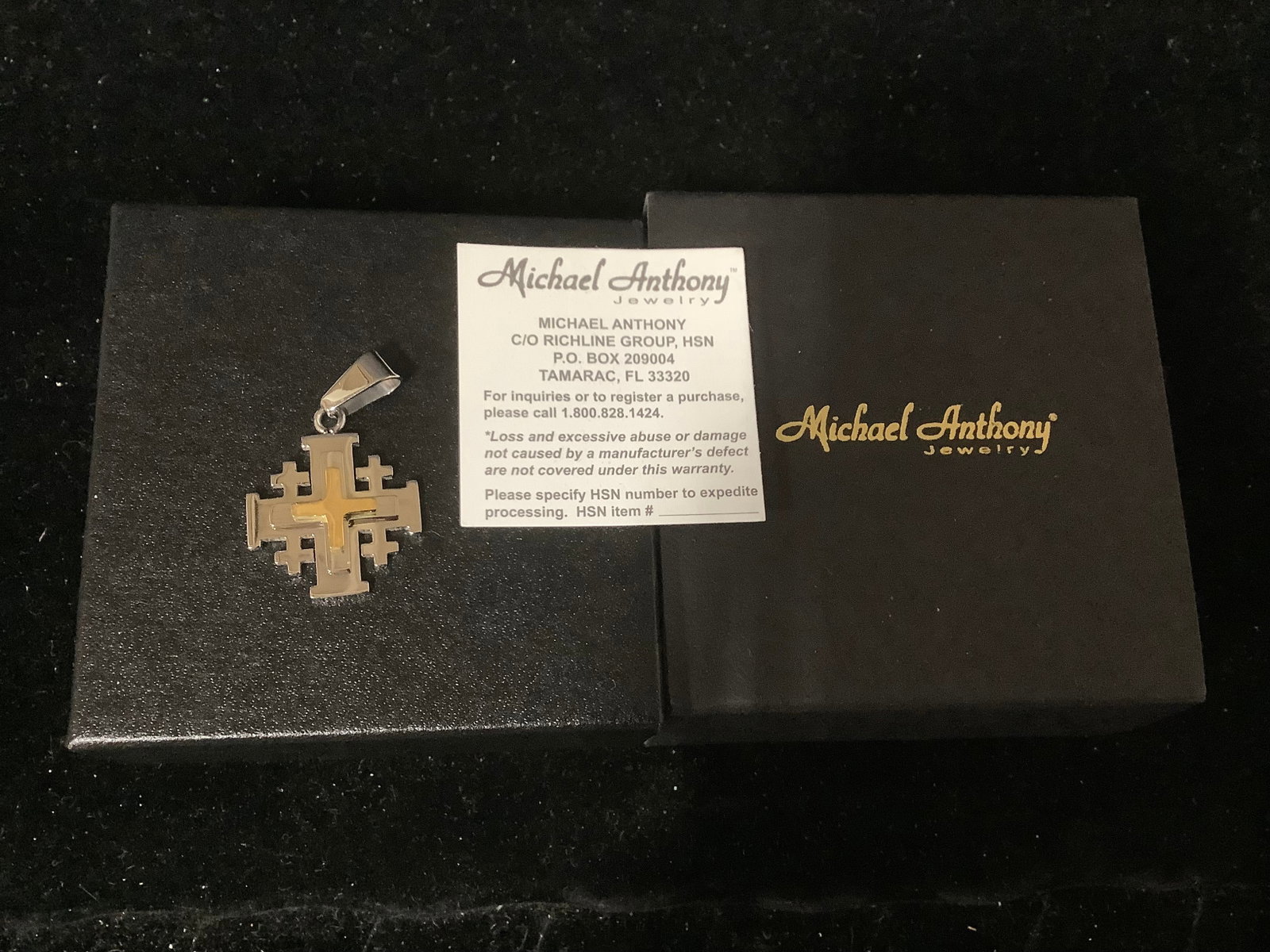 Michael Anthony Cross Pendant (1 of 1)