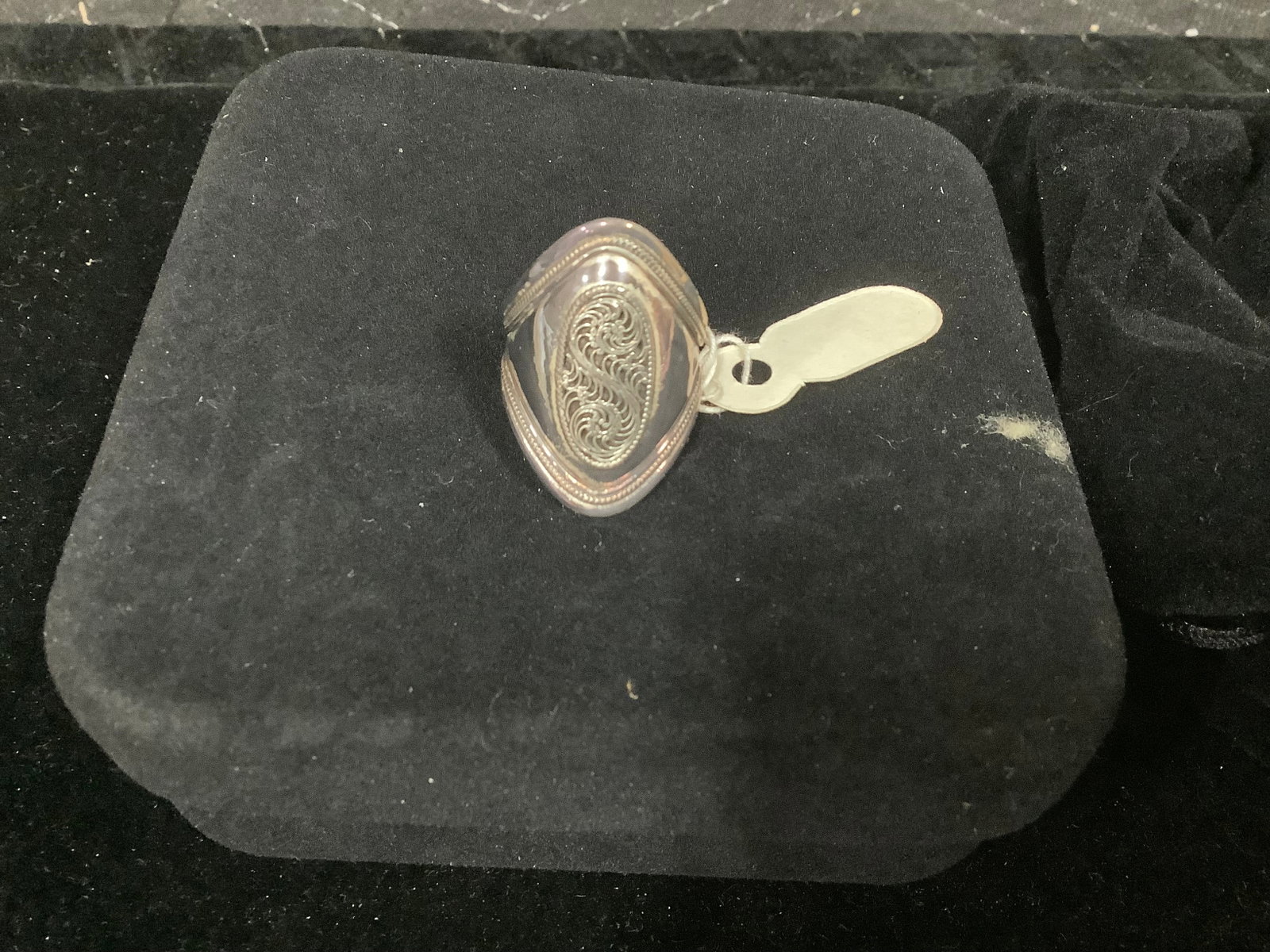 Artisan Crafted Sterling Bold Filigree Ring (Size: 8) (1 of 1)