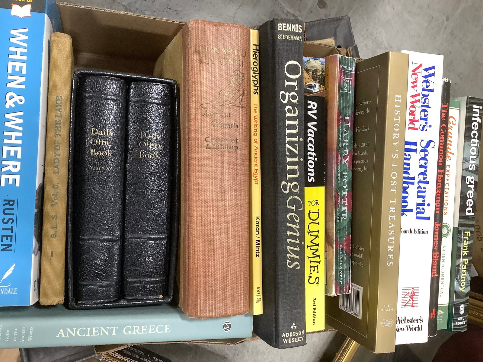 Various books: Various books