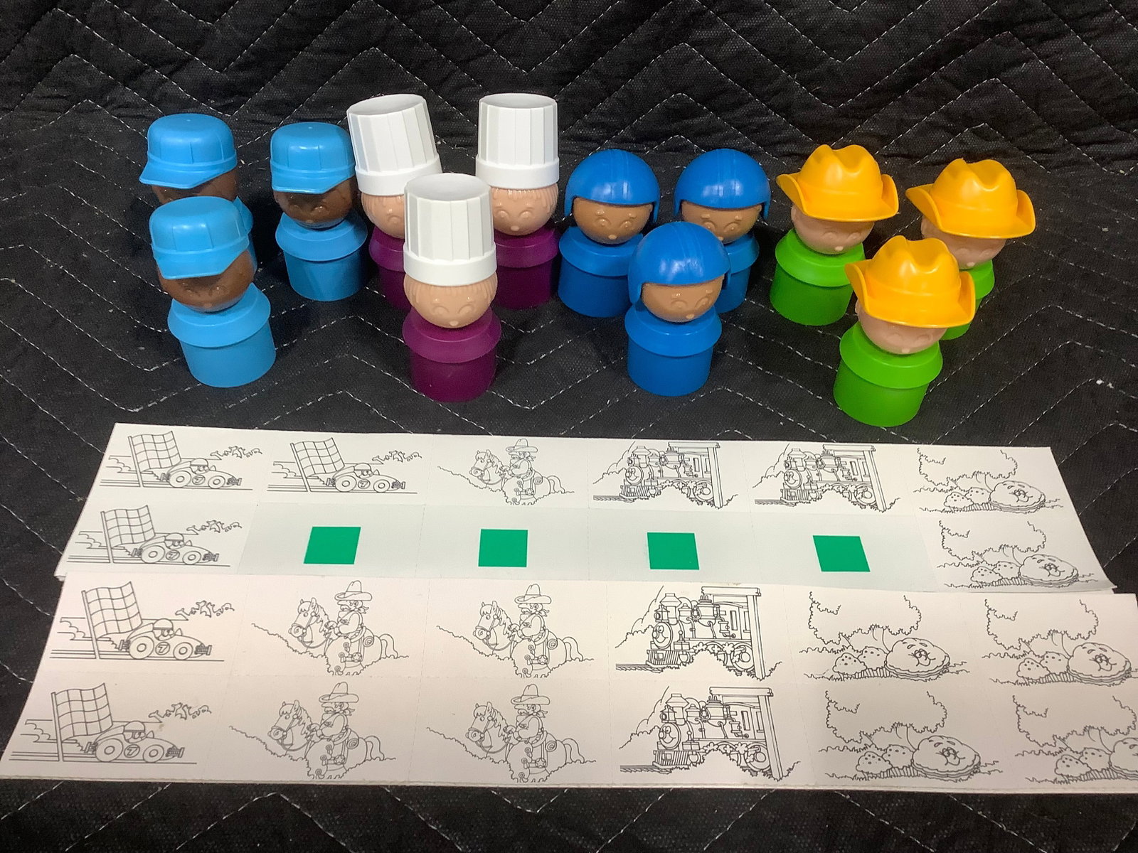 Vintage Tupperware Tuppertoys plastic figures: Vintage Tupperware Tuppertoys plastic figures
