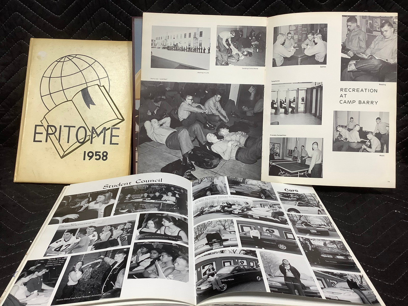 Vintage yearbooks(1958, 2002) and vintage Keel recruit training command yearbook (1 of 1)