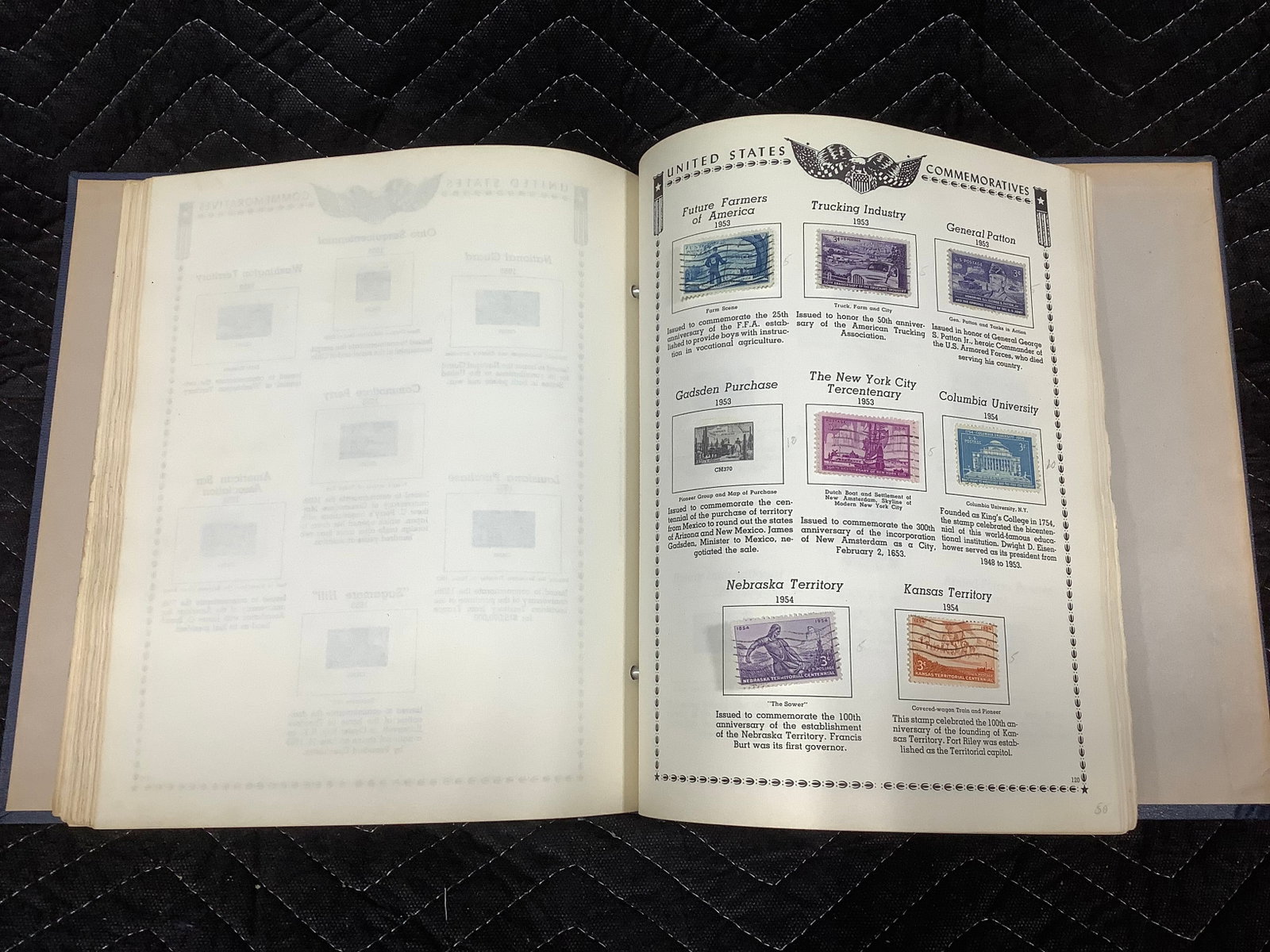 The All American stamp album(some stamps inside): The All American stamp album(some stamps inside)