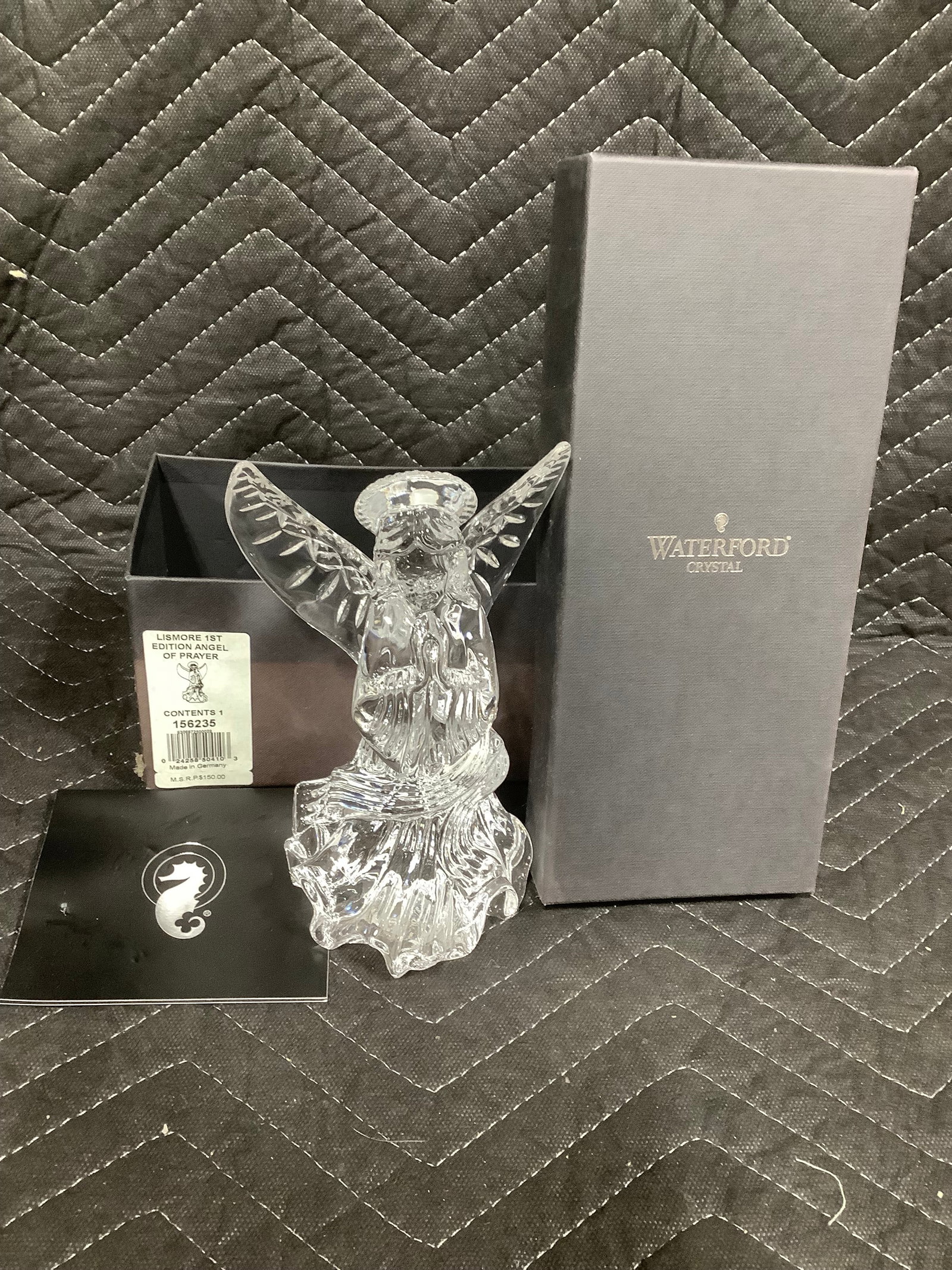Waterford Crystal Angel of Prayer *new* (7.5in Tall) (1 of 1)